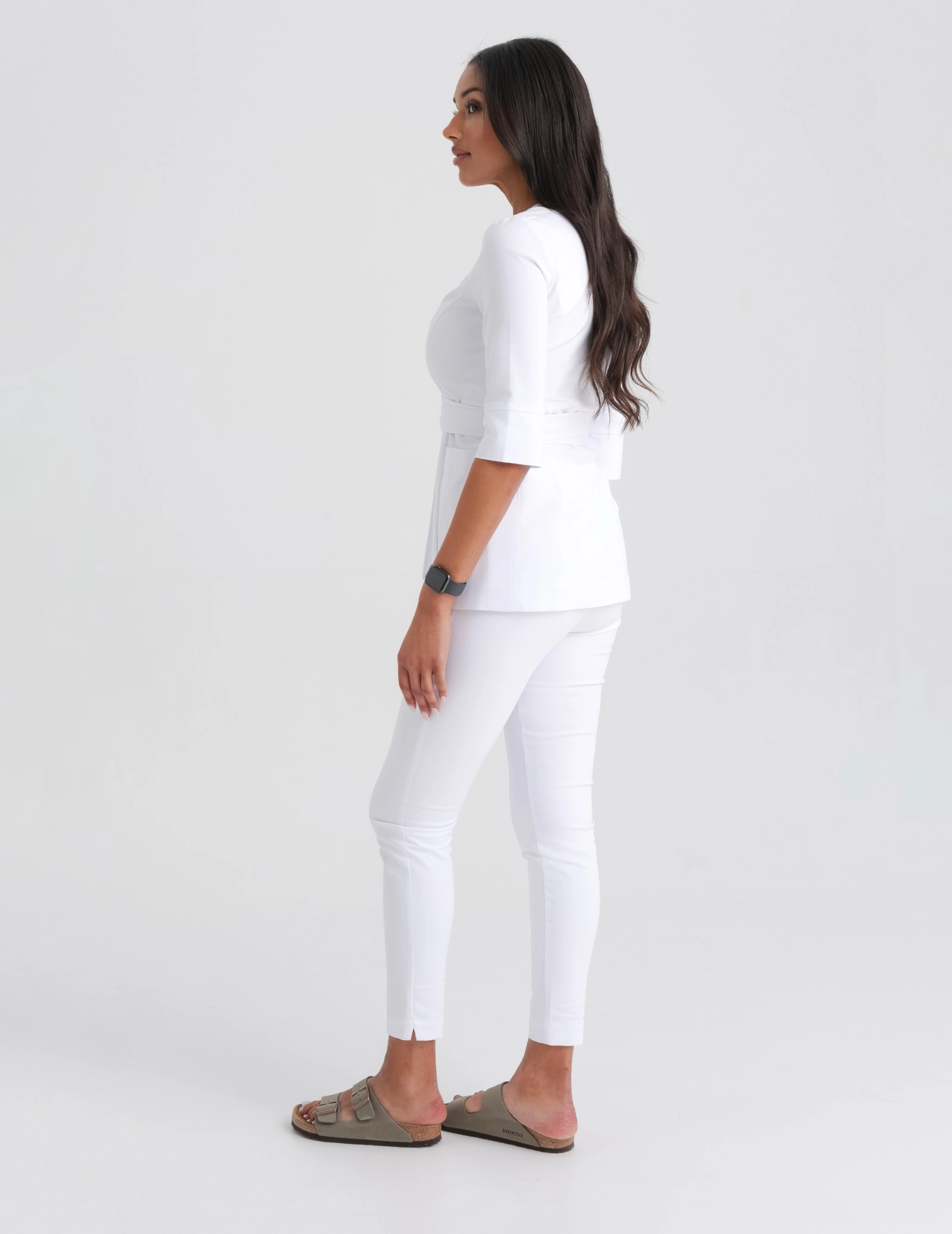 Damen Medizinische Hose Slim Fit - WHITE