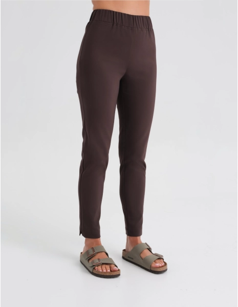 Damen Medizinische Hose Slim Fit - ESPRESSO