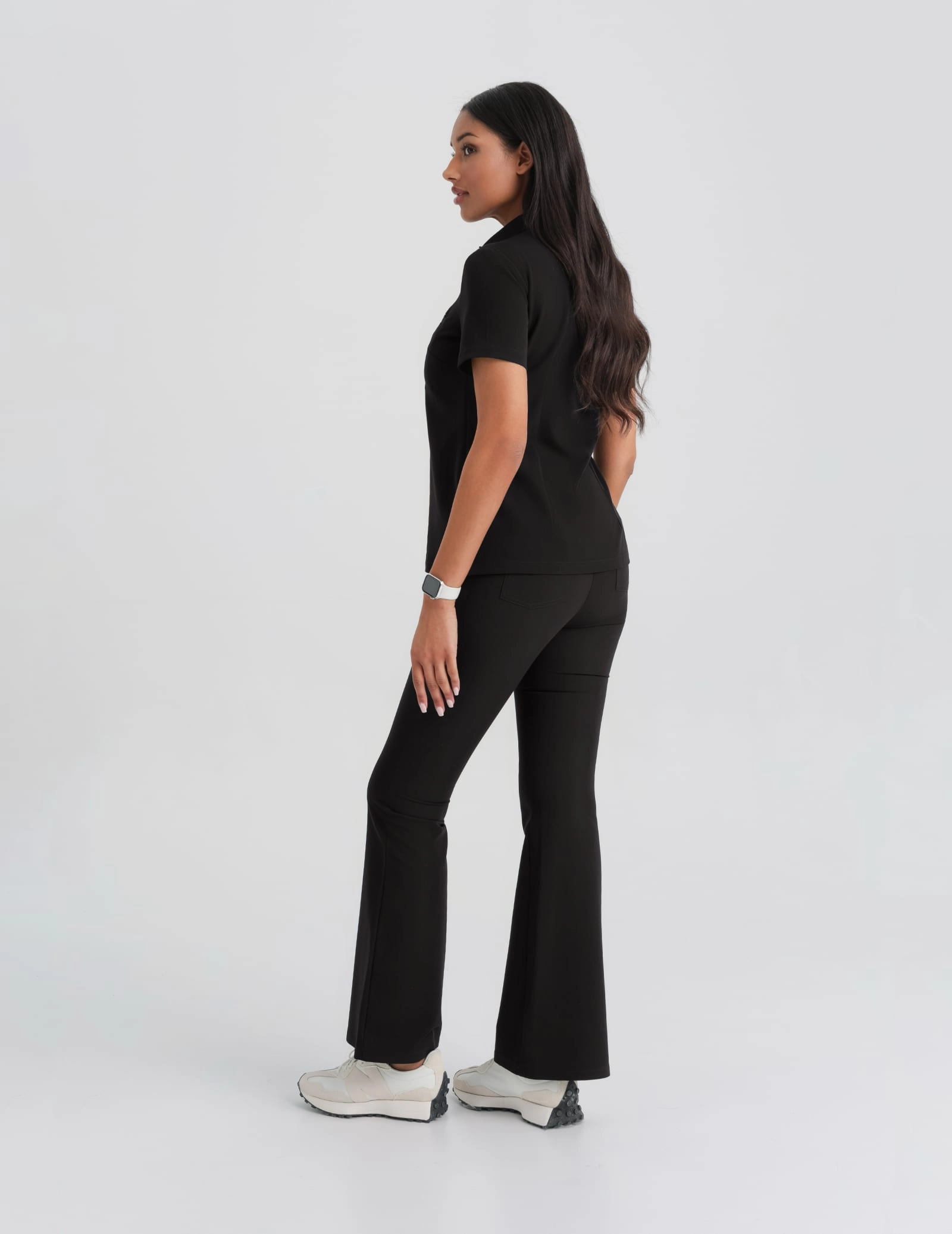 Medizinischer Kasack Polo - BLACK