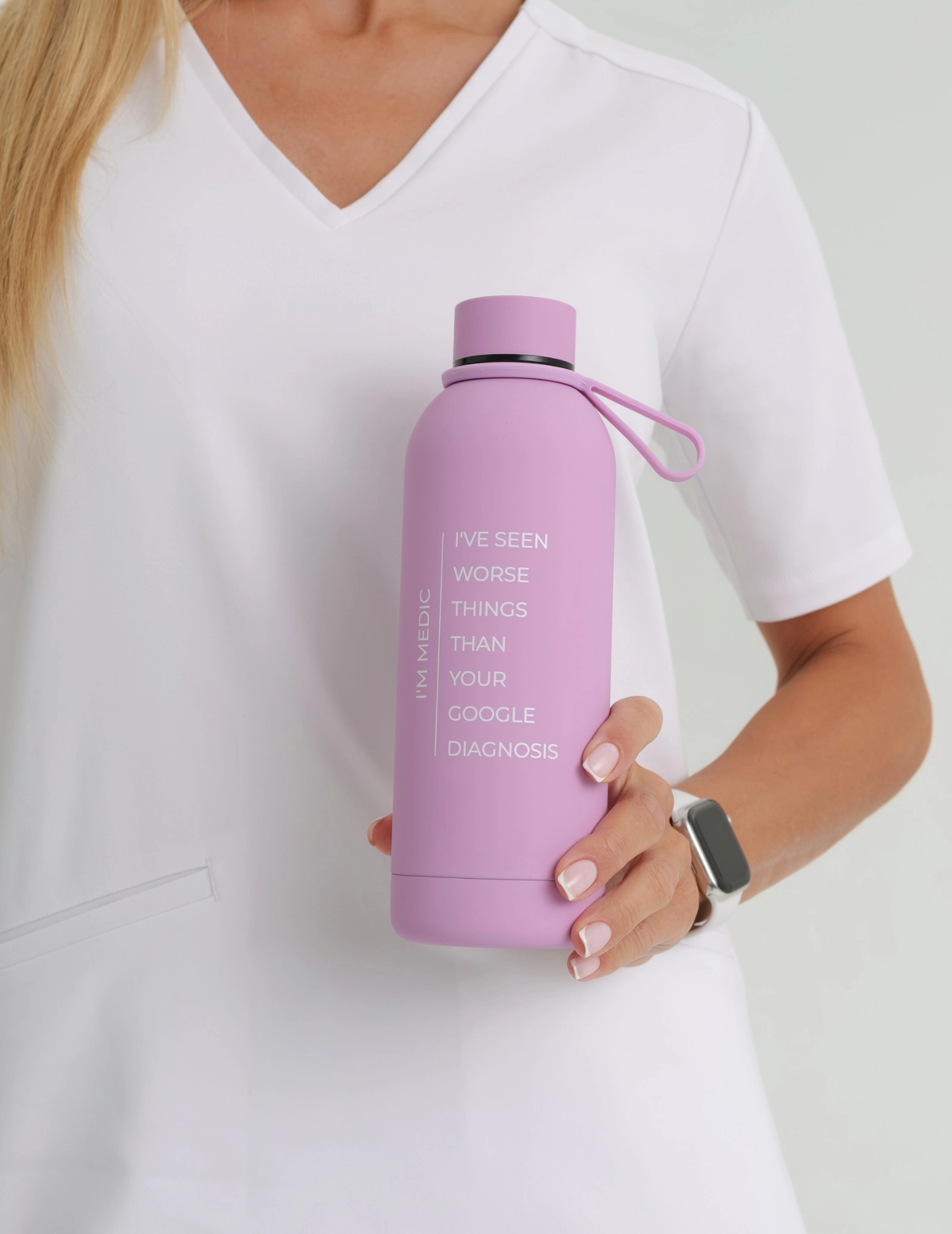 Thermoflasche Mojo "I'm Medic" - ULTRA PINK