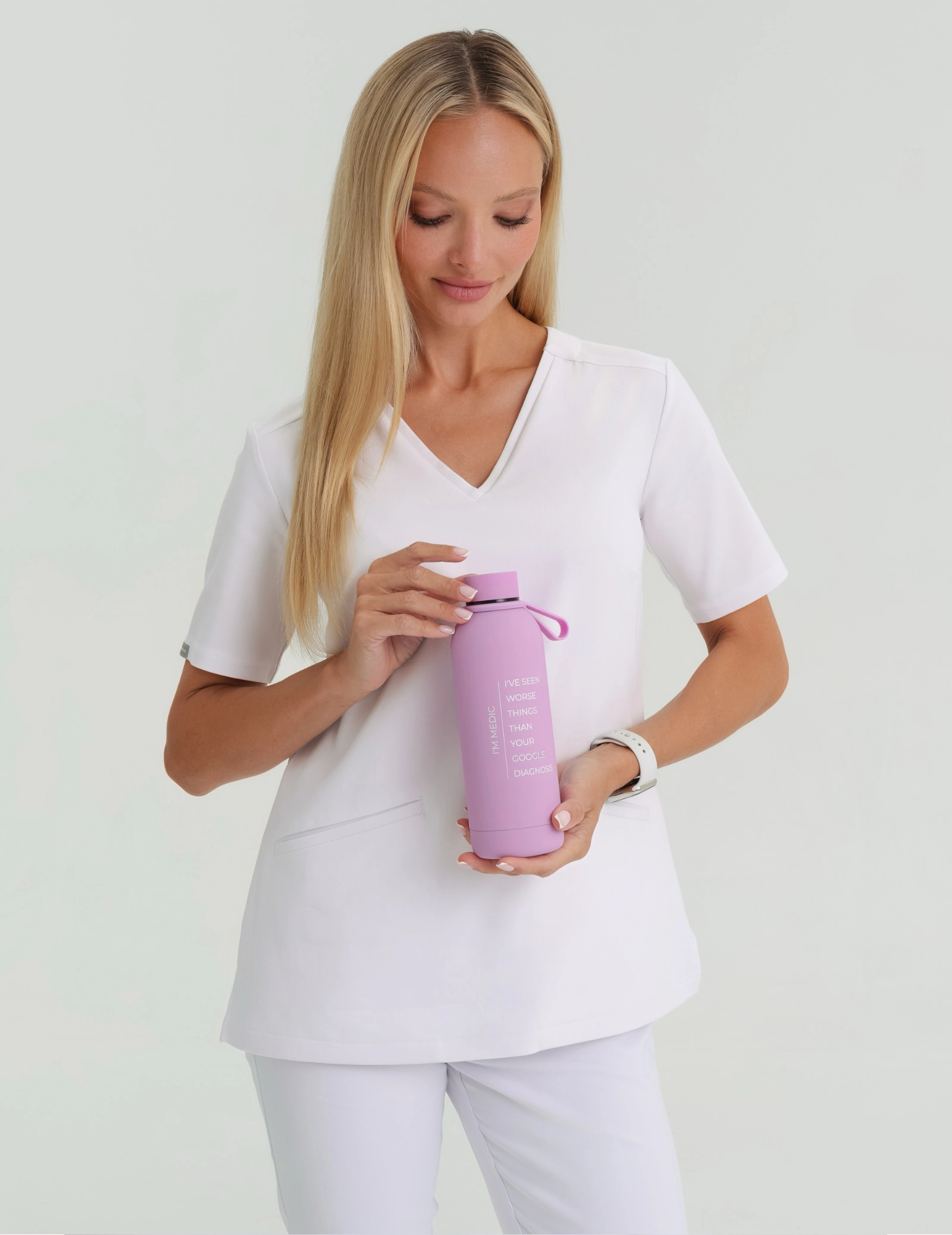 Thermoflasche Mojo "I'm Medic" - ULTRA PINK