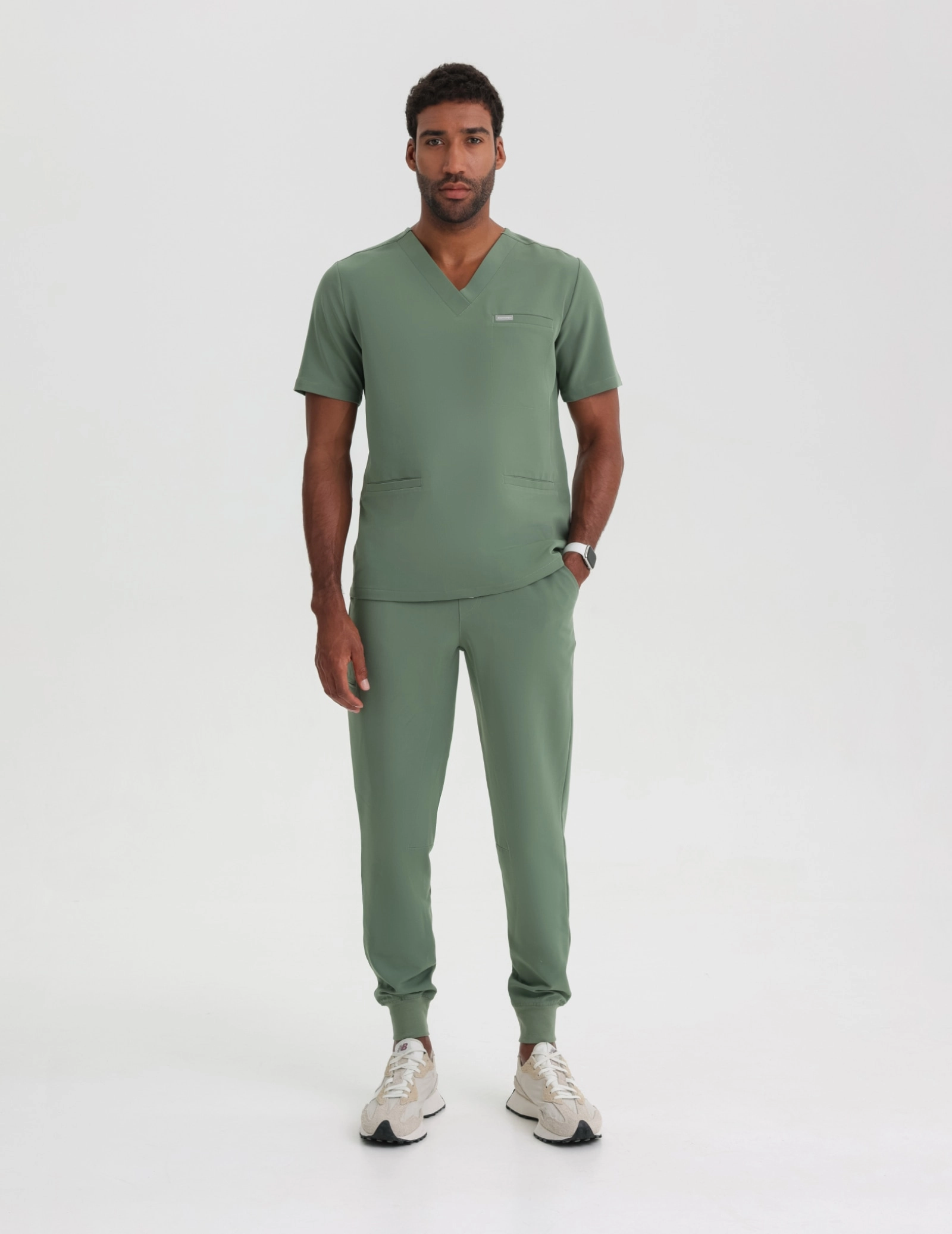 Medizinische Bluse Birbal - KHAKI