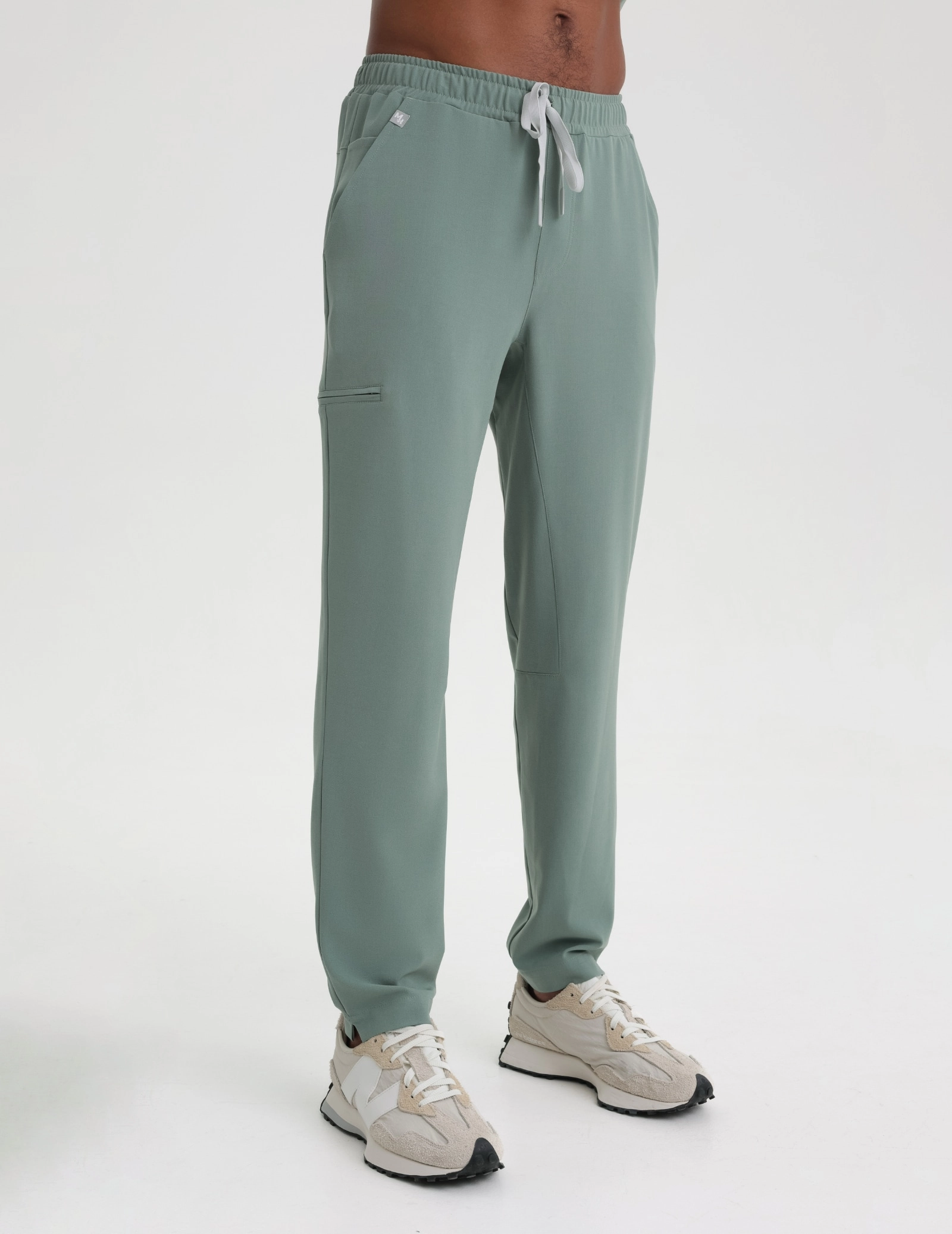 Herren-Basic-Hose – DUSTY GREEN