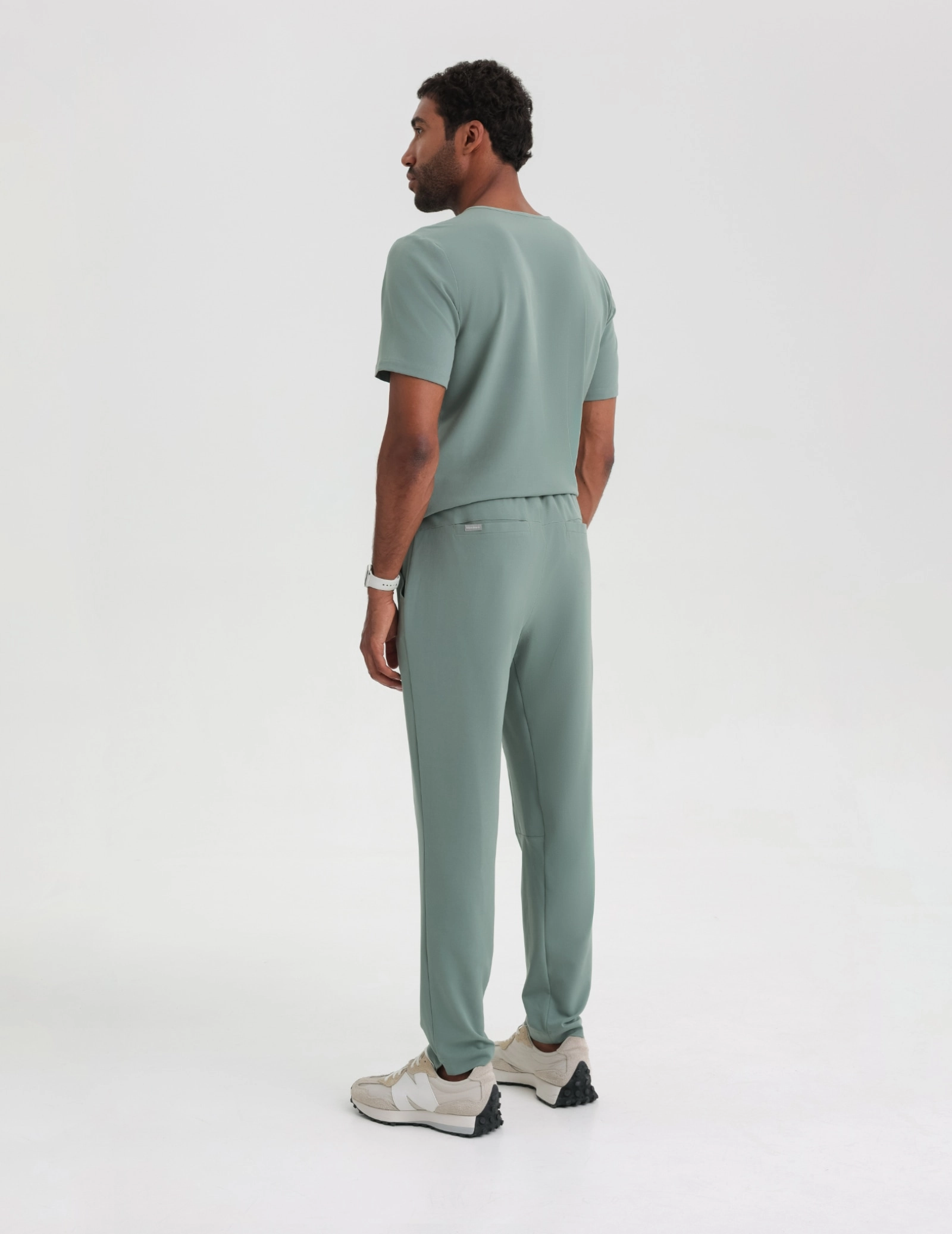 Herren-Basic-Hose – DUSTY GREEN