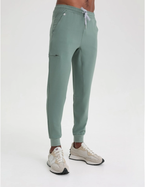 Herren-Jogger – DUSTY GREEN