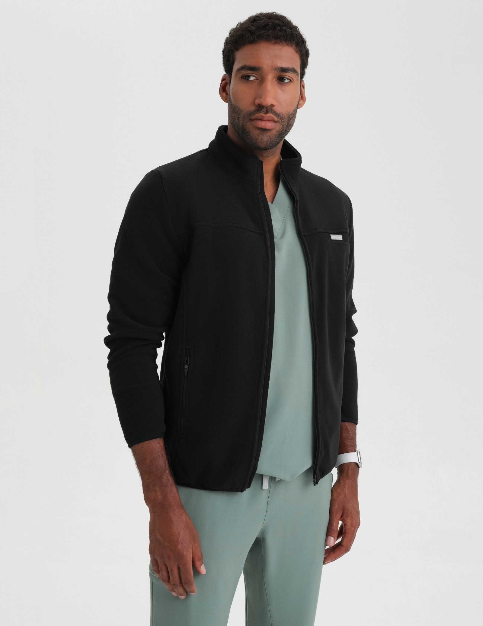 Herren Fleecejacke COZY HEAT - BLACK