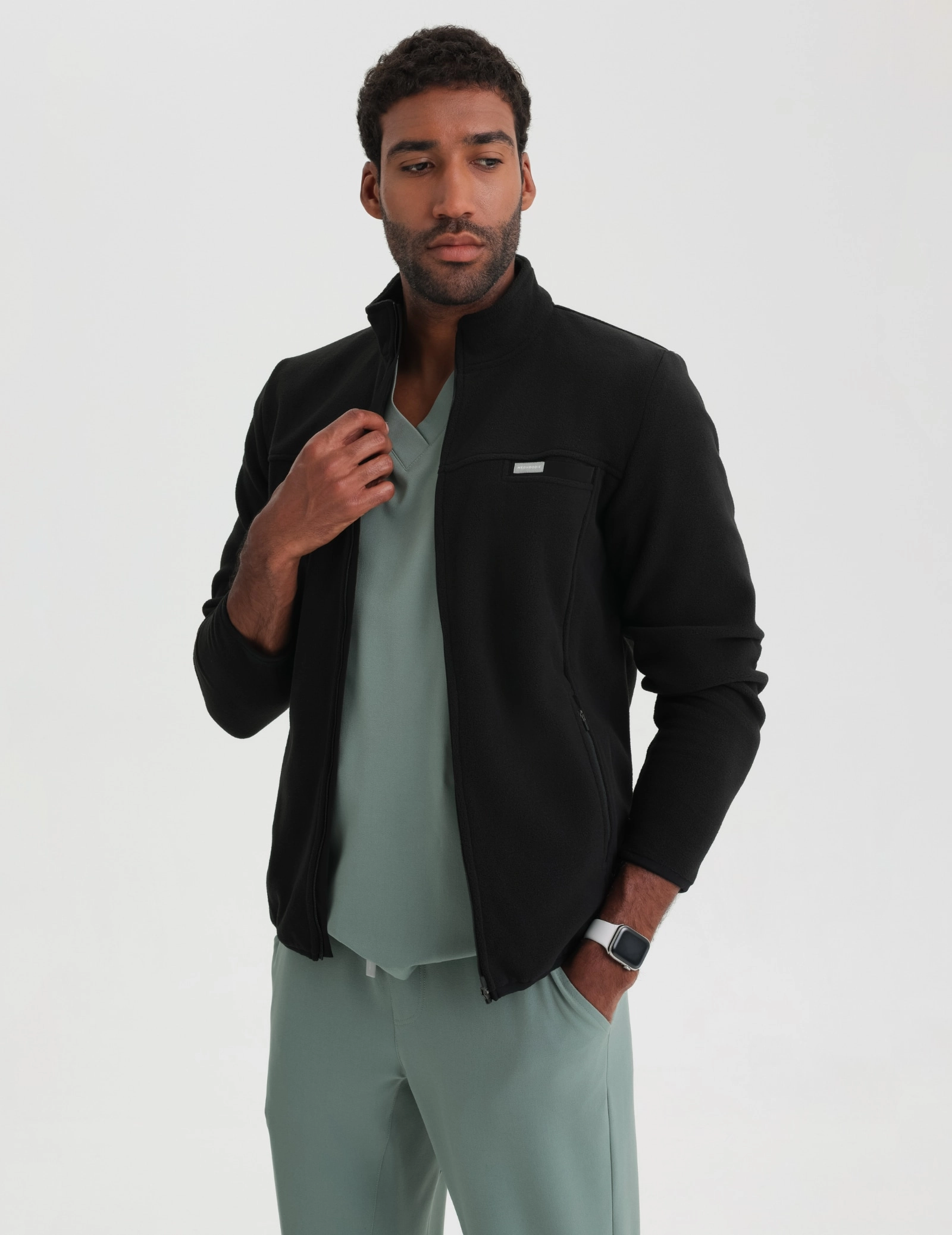 Herren Fleecejacke COZY HEAT - BLACK
