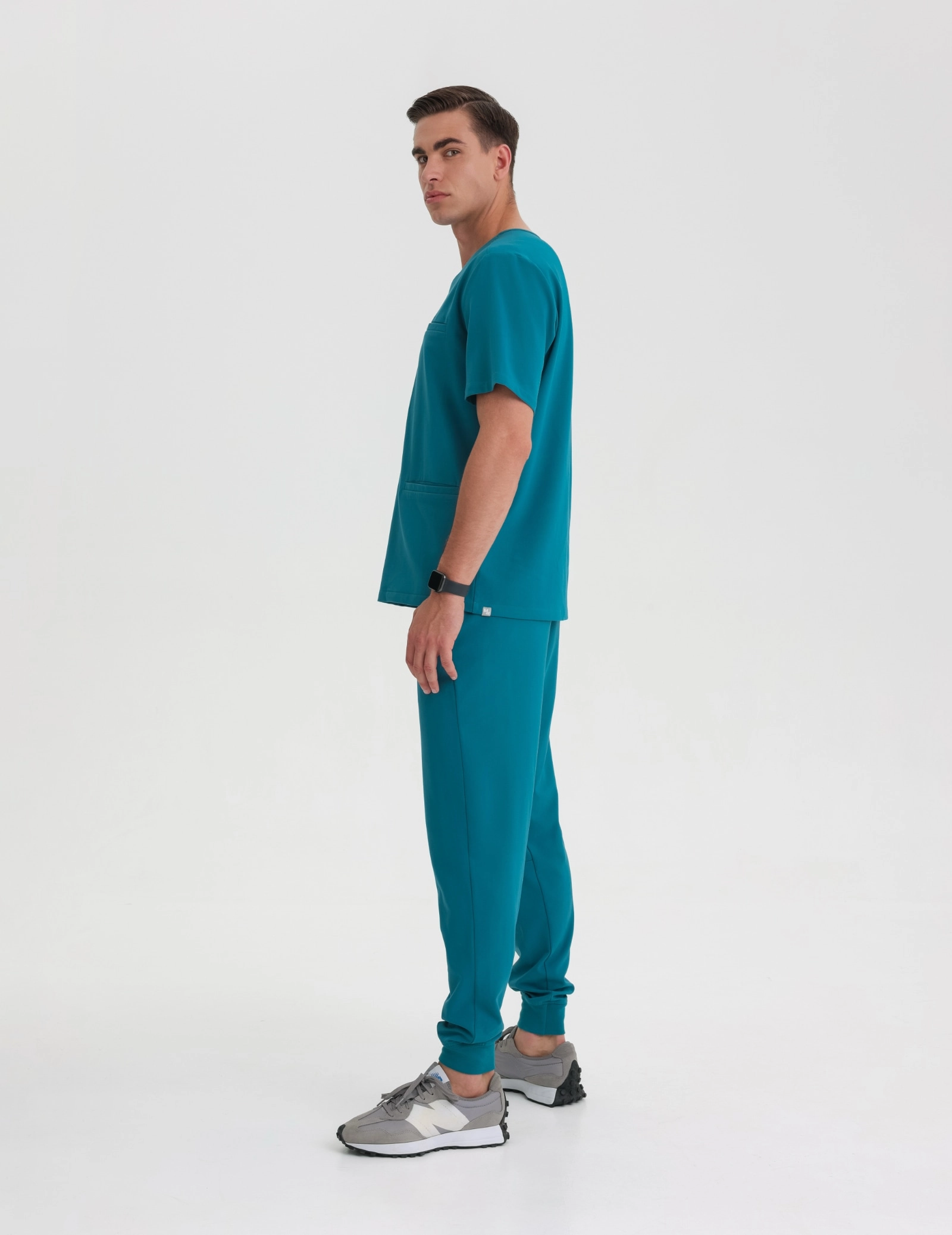 Medizinische Bluse Birbal - OCEAN BLUE
