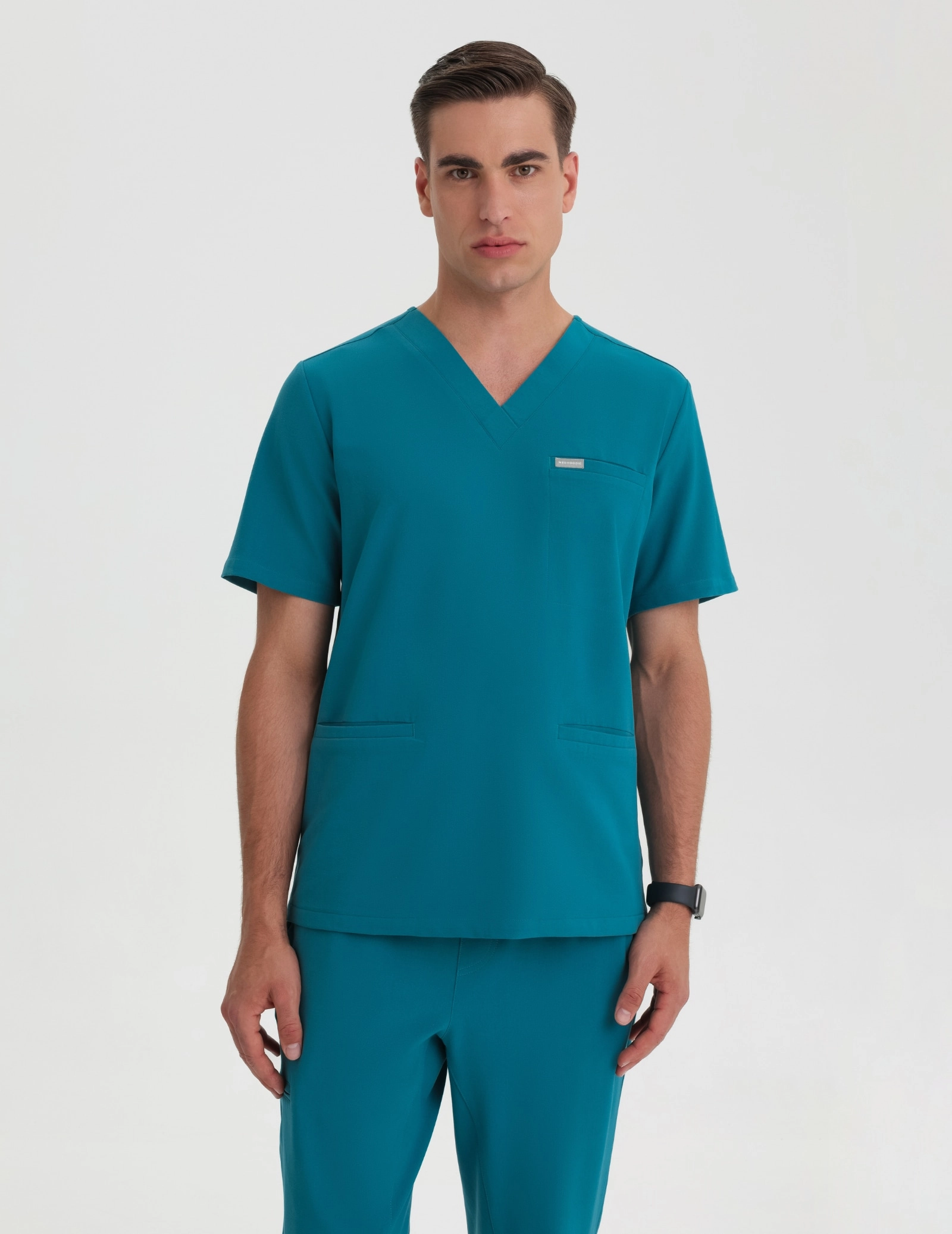 Medizinische Bluse Birbal - OCEAN BLUE