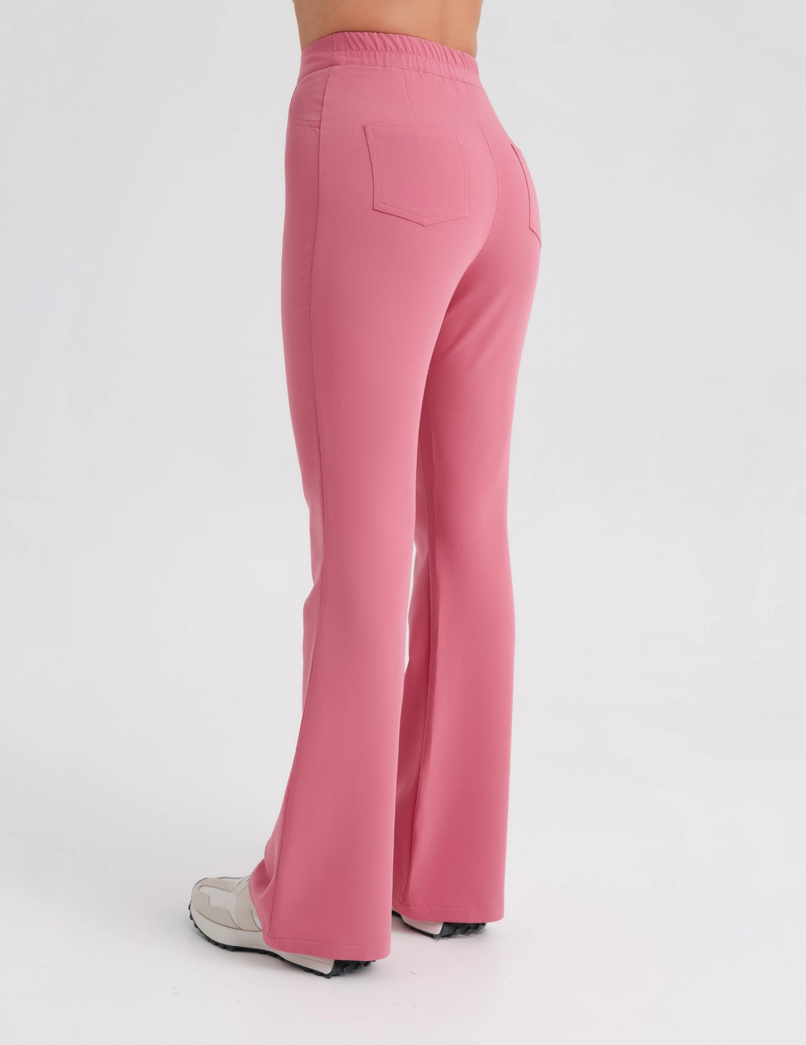 Damen Medizinische Hose Flare - RASPBERRY CRUSH