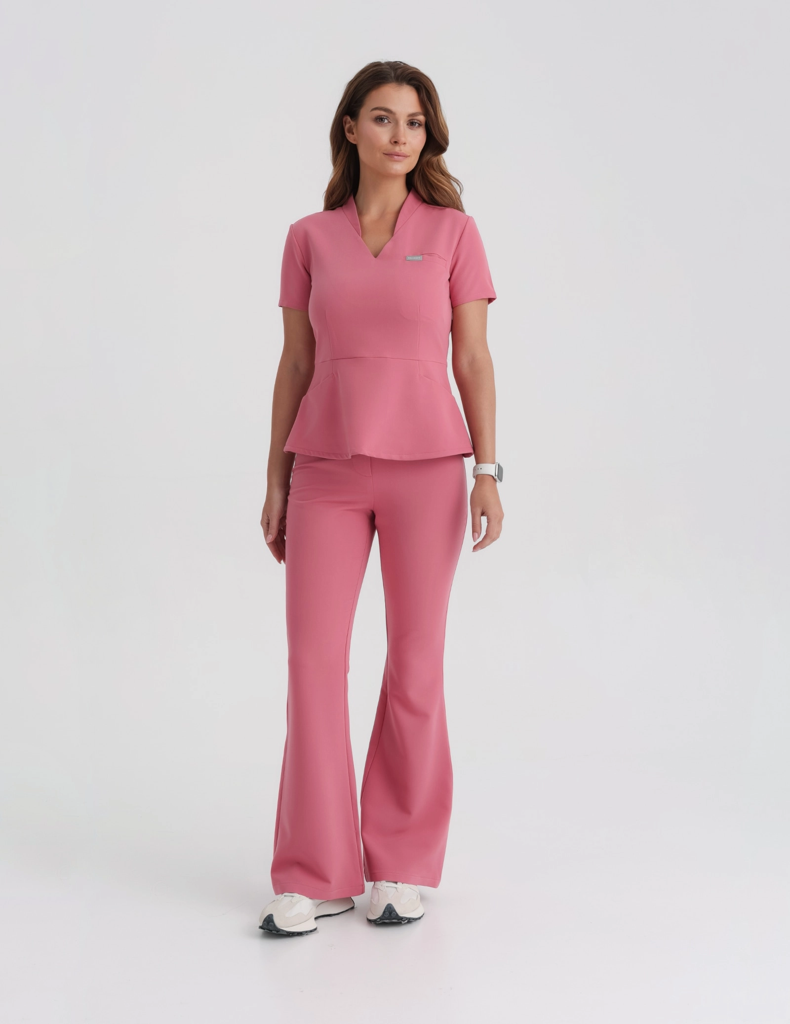 Damen Medizinische Hose Flare - RASPBERRY CRUSH Damen Medizinische Hose Flare - RASPBERRY CRUSH