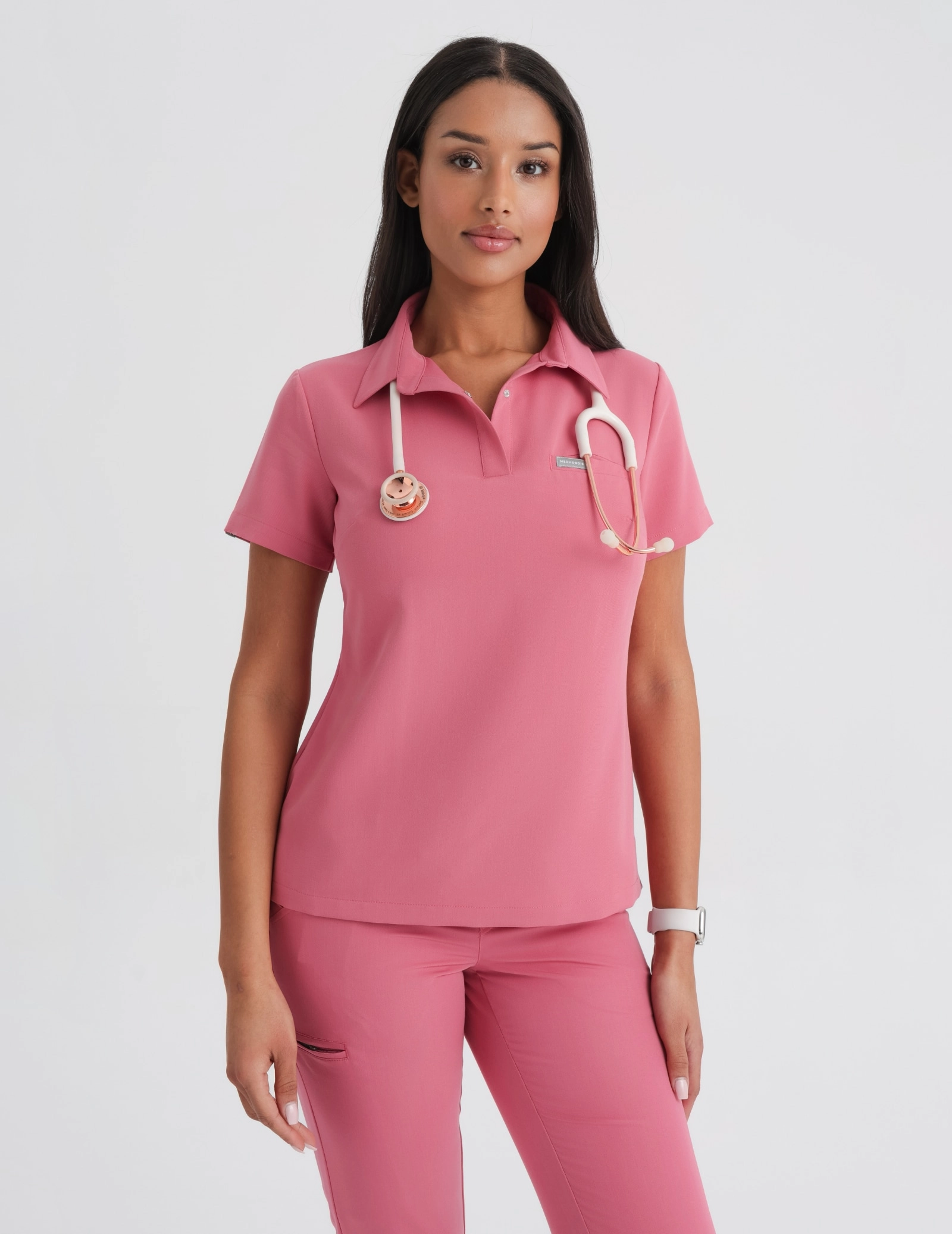 Medizinischer Kasack Polo - RASPBERRY CRUSH Medizinischer Kasack Polo - RASPBERRY CRUSH