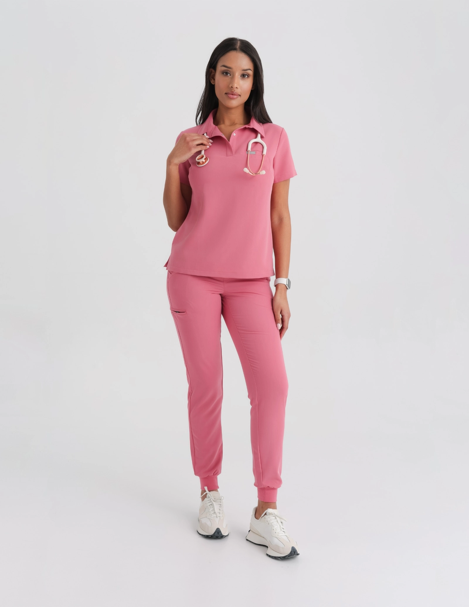 Medizinischer Kasack Polo - RASPBERRY CRUSH Medizinischer Kasack Polo - RASPBERRY CRUSH
