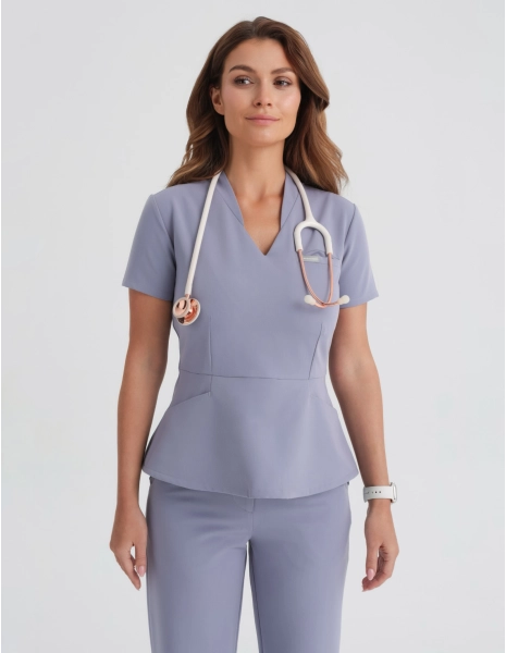 Medizinischer Kasack Kori - MILKY LAVENDER