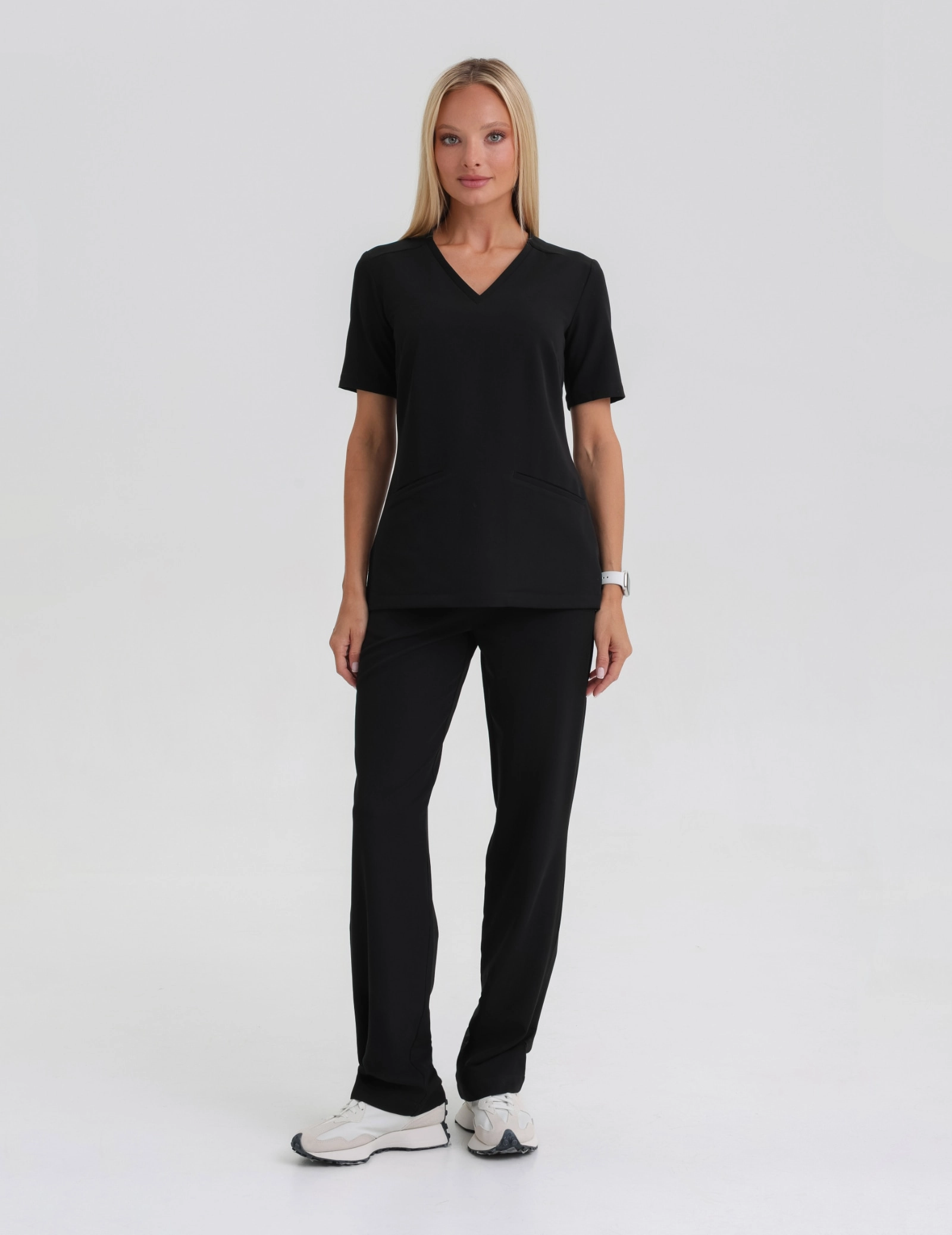 Medizinischer Kasack Casy- BLACK