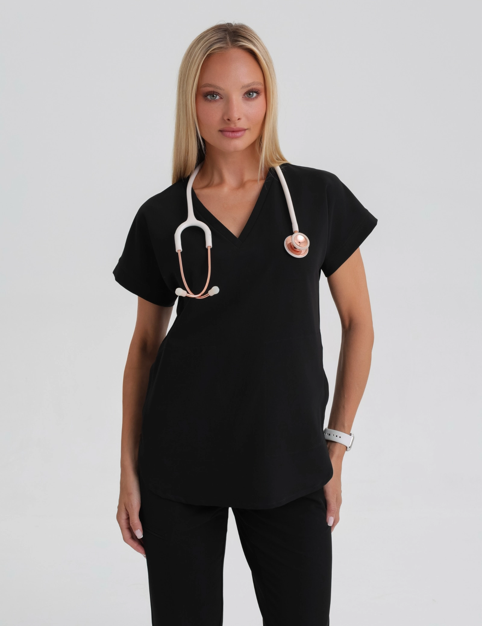 Kendall Medizinische Bluse - Black Kendall Medizinische Bluse - Black