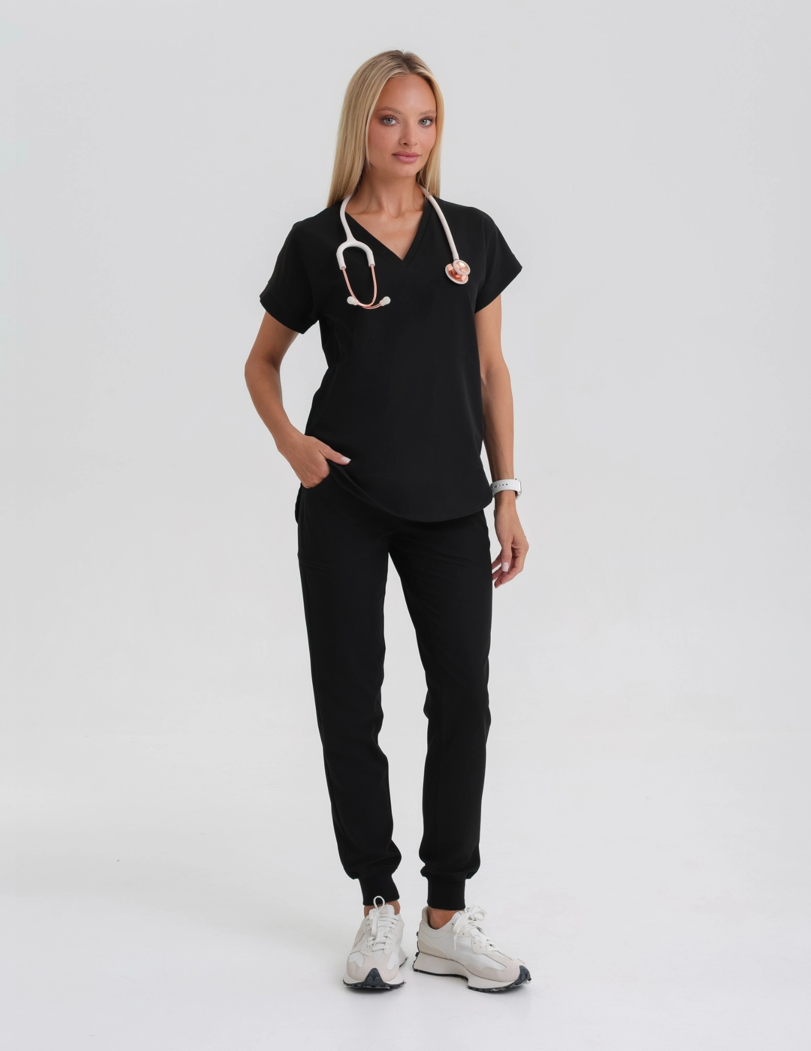 Kendall Medizinische Bluse - Black Kendall Medizinische Bluse - Black