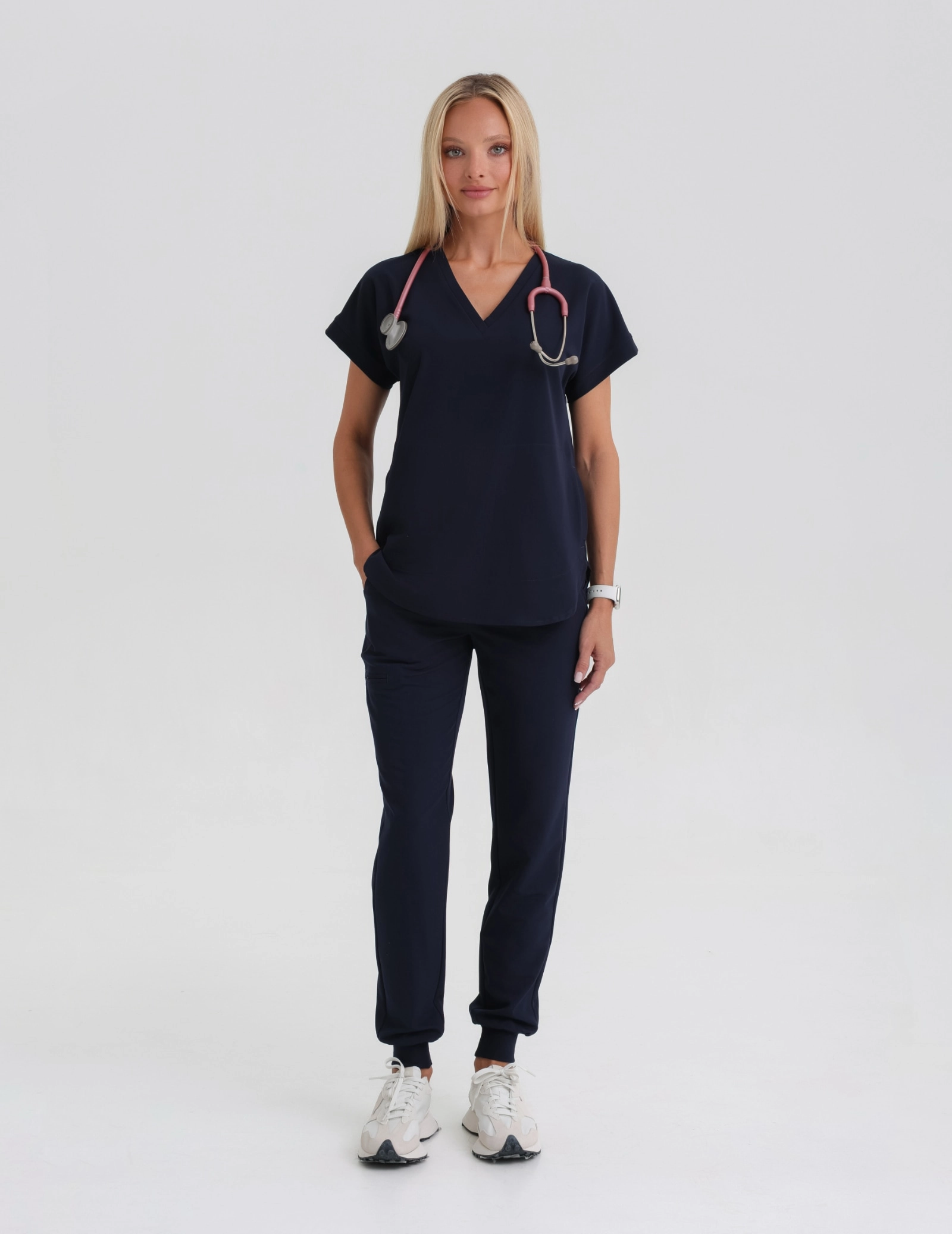 Kendall Medizinische Bluse - DARK NAVY