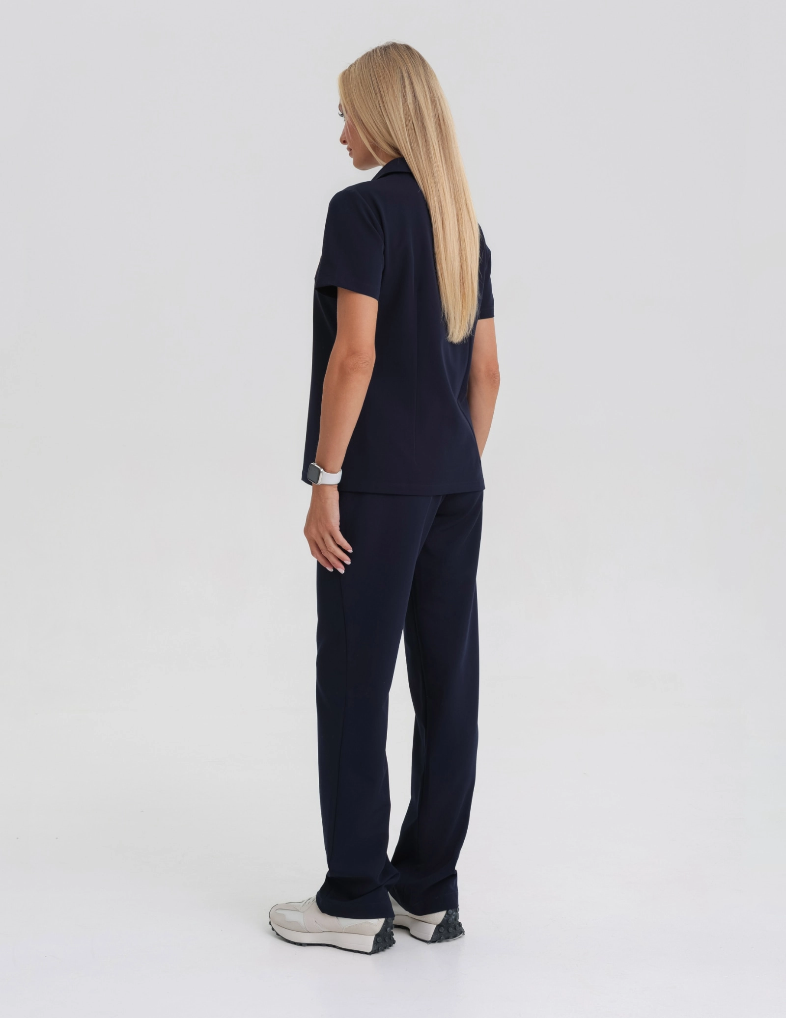 Medizinischer Kasack Polo- DARK NAVY Medizinischer Kasack Polo- DARK NAVY