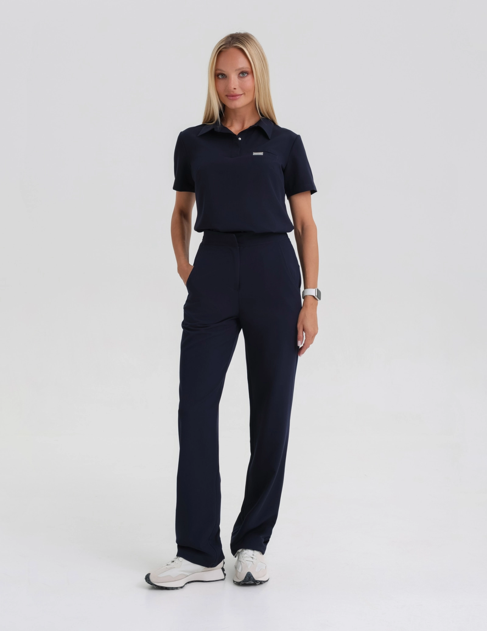 Medizinischer Kasack Polo- DARK NAVY