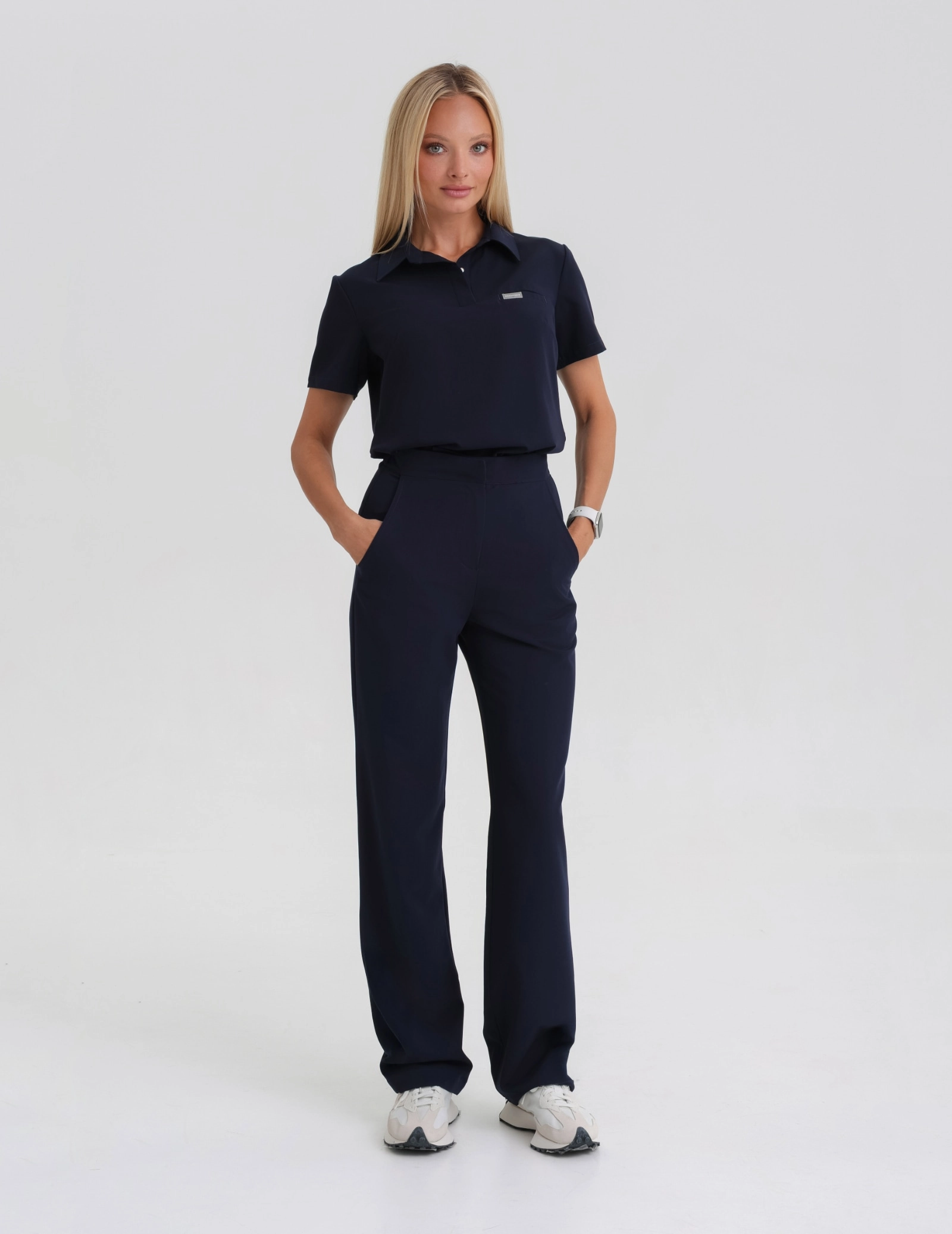 Medizinischer Kasack Polo- DARK NAVY