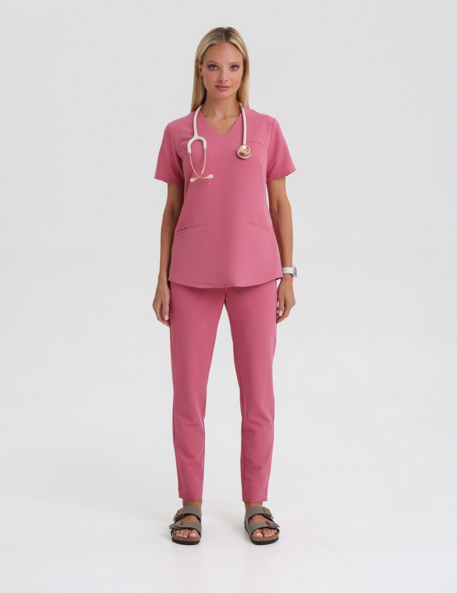 Medizinische Bluse Grace - RASPBERRY CRUSH