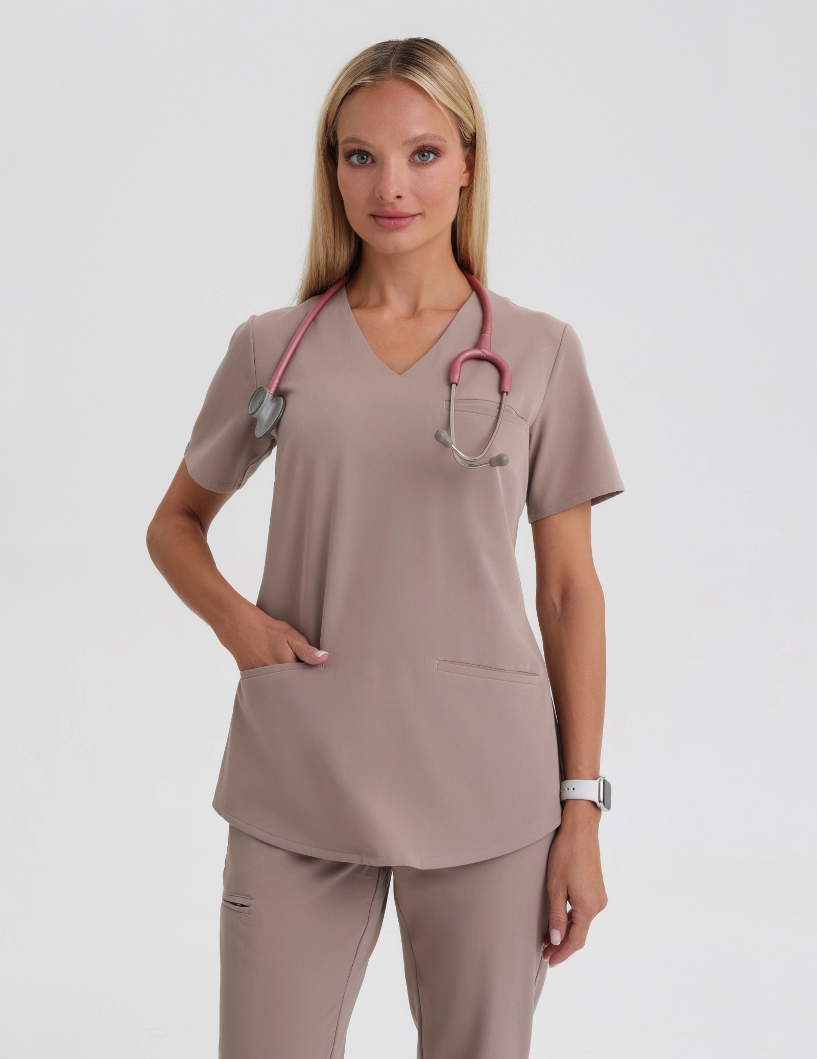 Medizinische Bluse Grace - BEIGE Medizinische Bluse Grace - BEIGE
