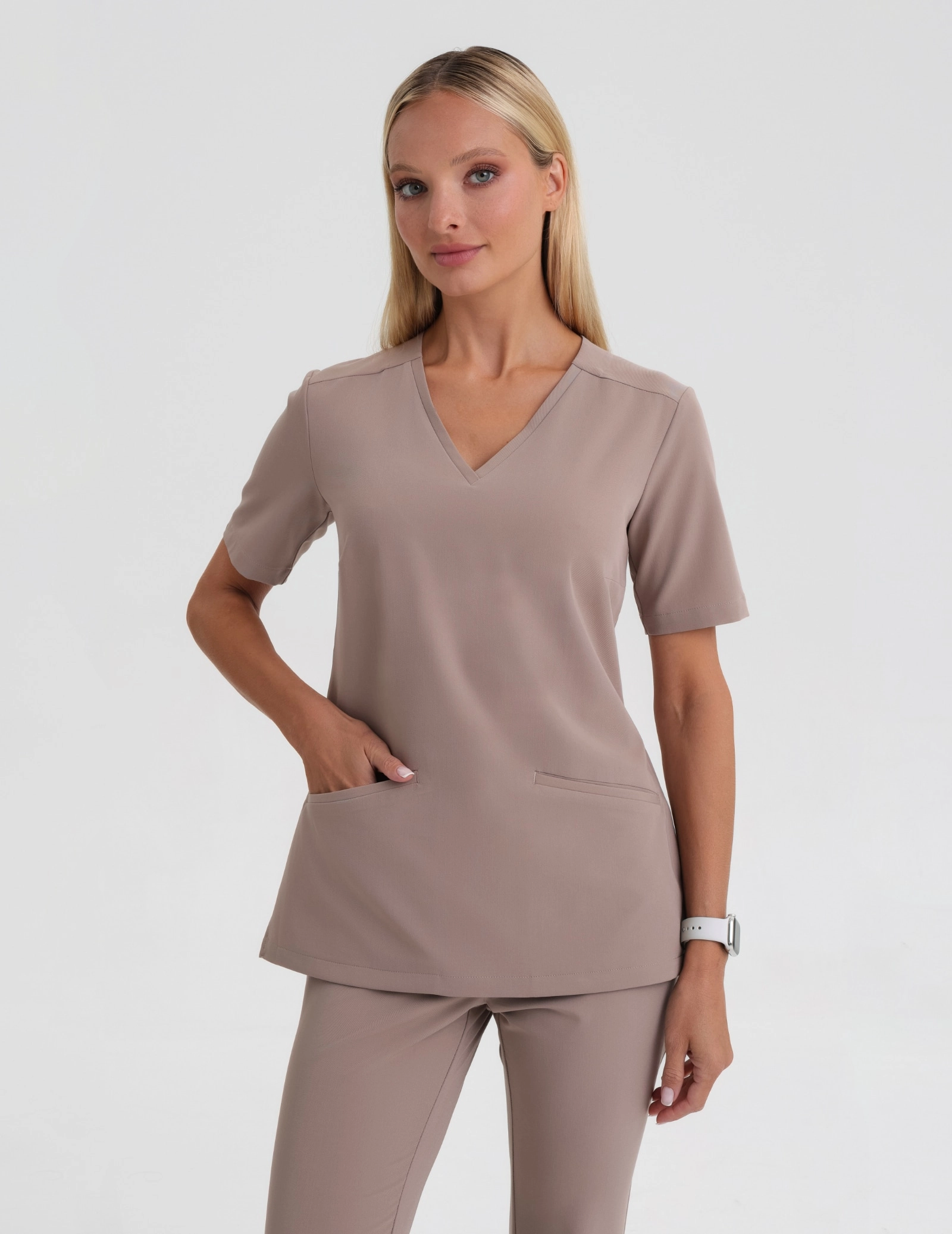 Medizinischer Kasack Casy- BEIGE Medizinischer Kasack Casy- BEIGE