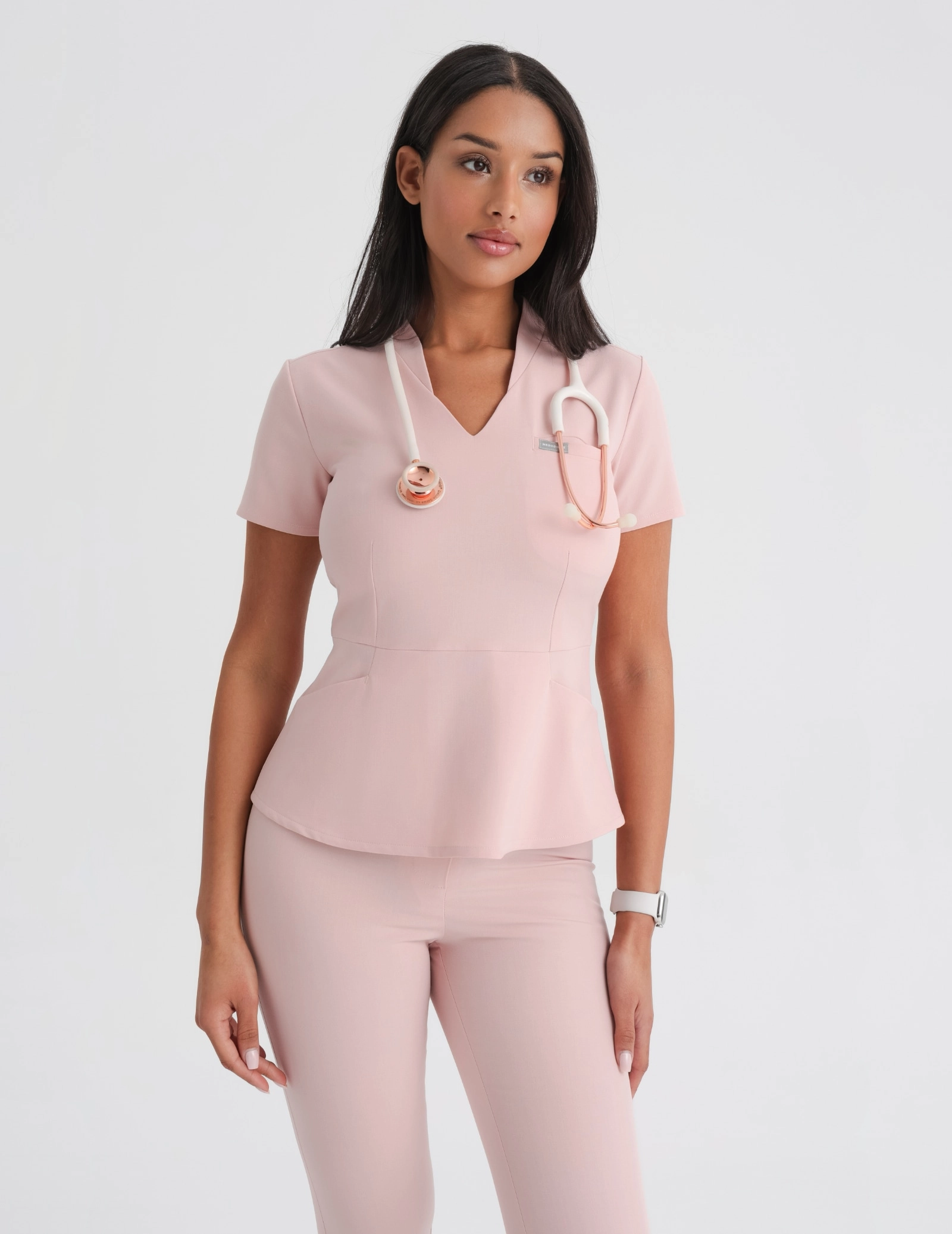 Damen Medizinische Hose Flare - DUSTY ROSE Damen Medizinische Hose Flare - DUSTY ROSE