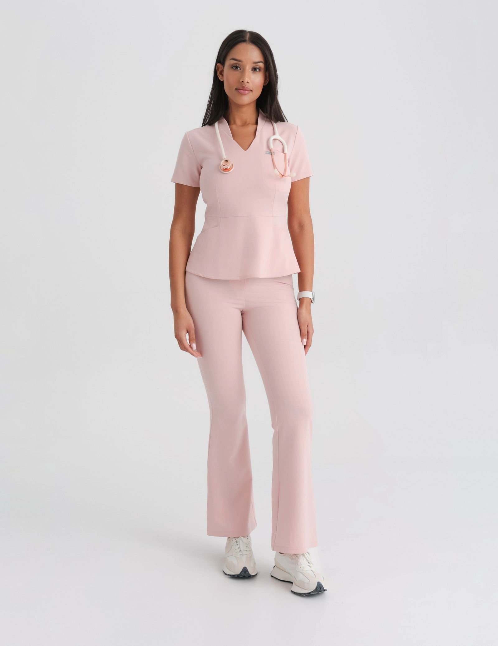 Damen Medizinische Hose Flare - DUSTY ROSE Damen Medizinische Hose Flare - DUSTY ROSE