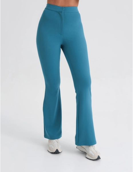 Damen Medizinische Hose Flare - OCEAN BLUE