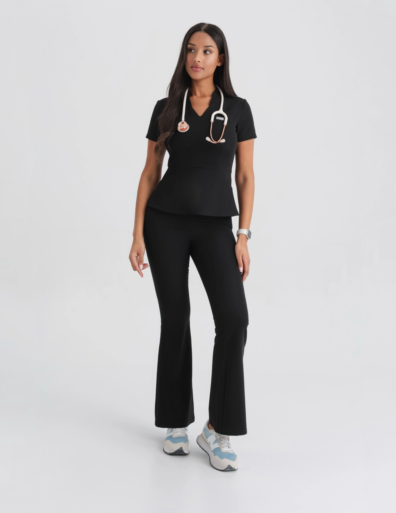 Medizinischer Kasack Kori - BLACK