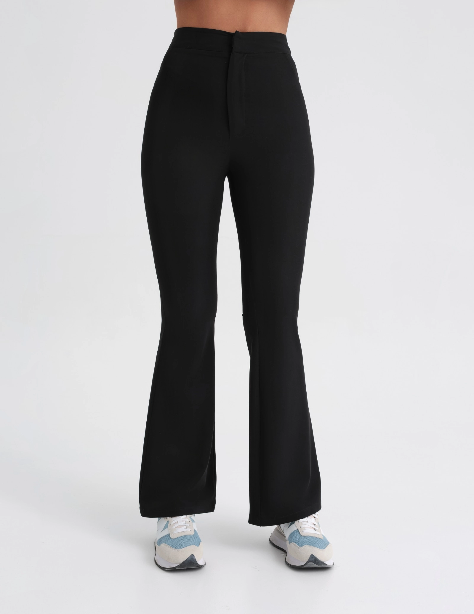 Damen Medizinische Hose Flare - BLACK