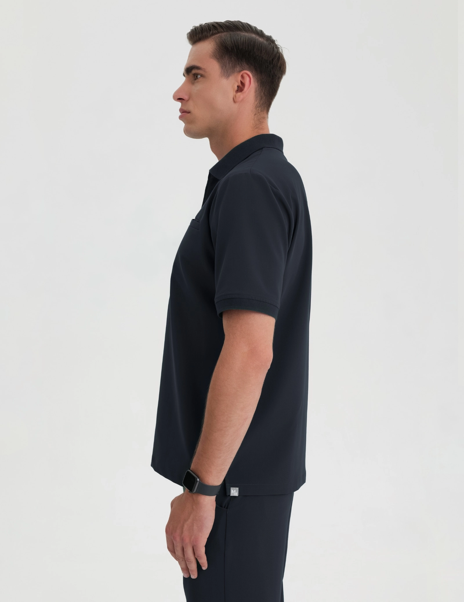 Medizinisches Kasack Polo Herren - MIDNIGHT BLUE