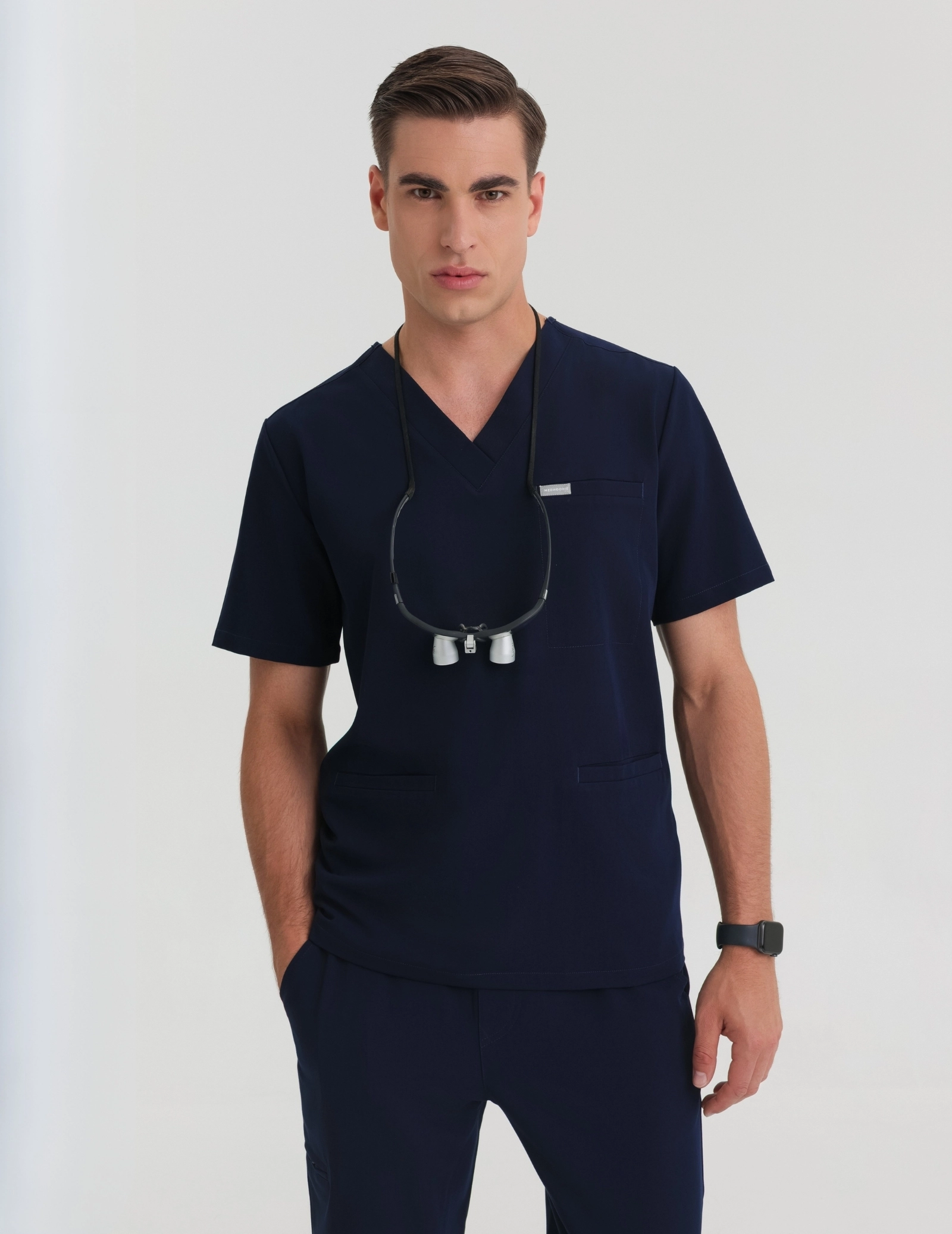 Medizinische Bluse Birbal -DARK NAVY