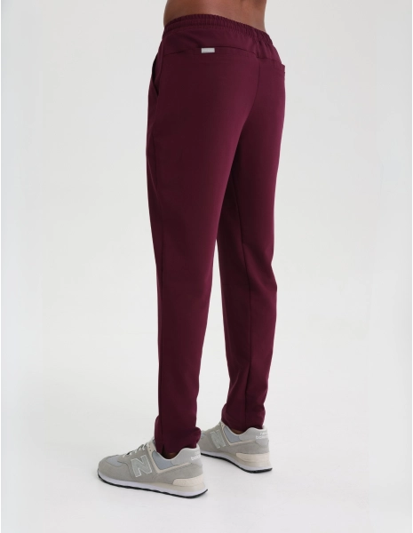 Herren Basic Hose - BURGUNDY