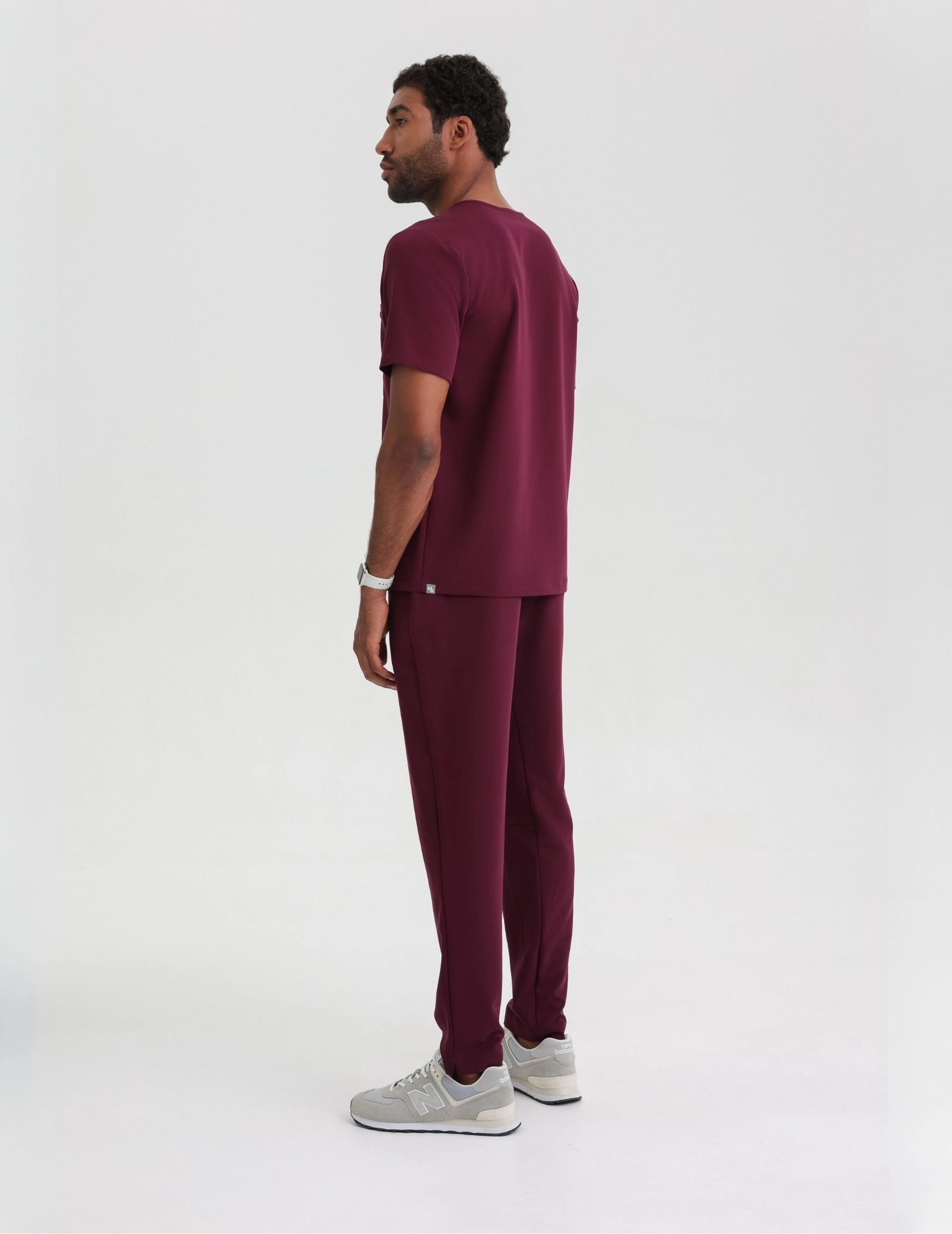 Herren Basic Hose - BURGUNDY