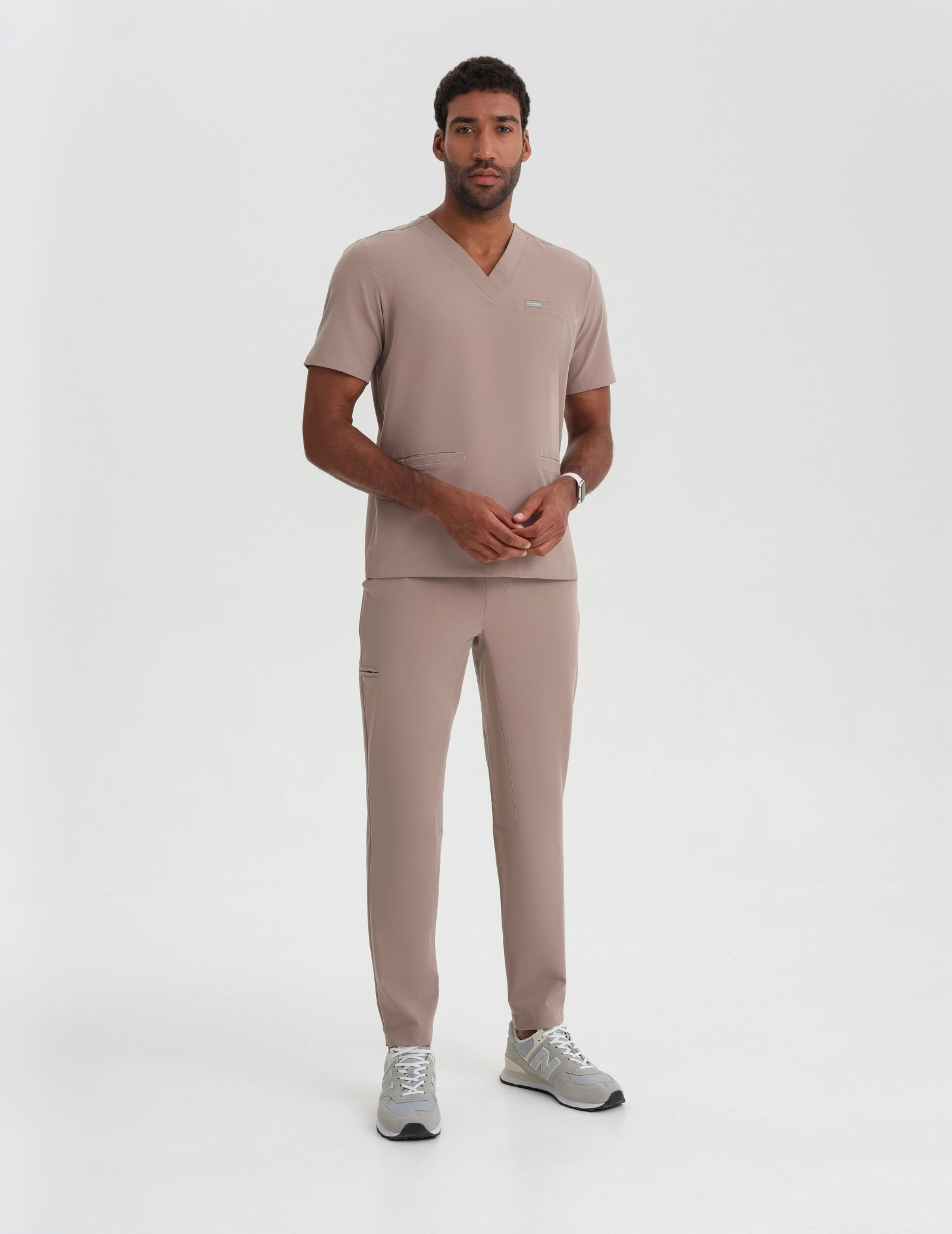 Herren-Basic-Hose – BEIGE