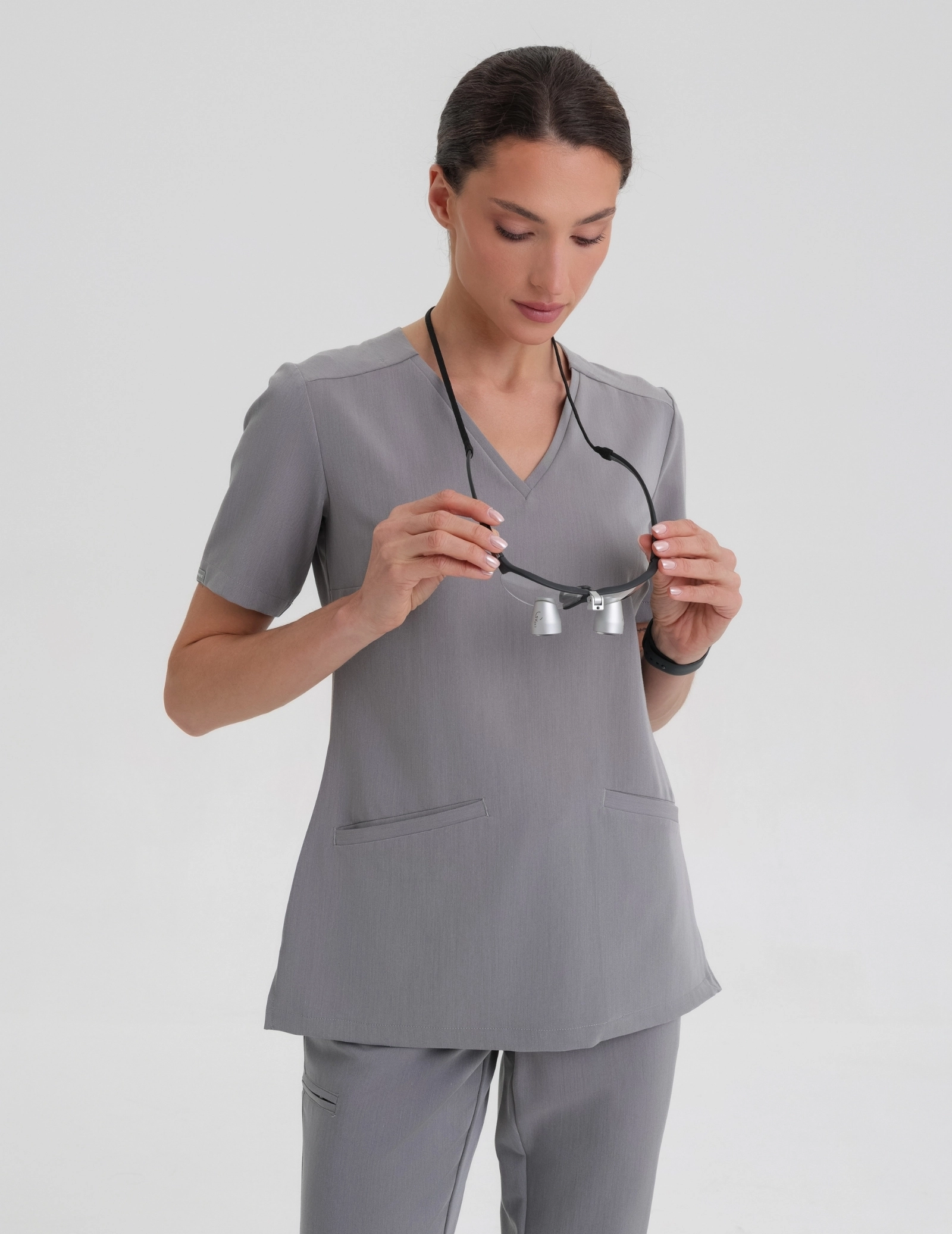 Medizinischer Kasack Casy - SHARK GRAY