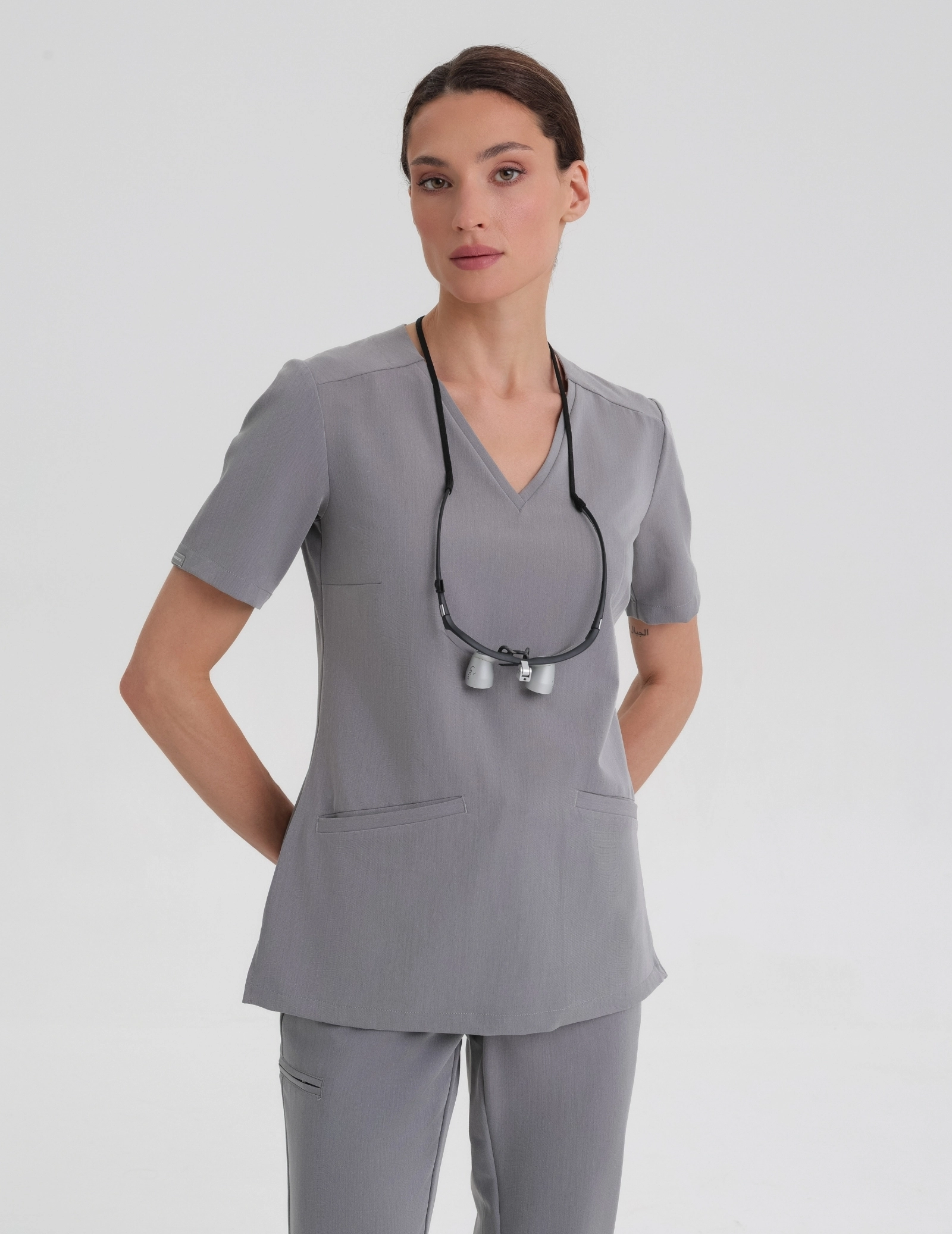 Medizinischer Kasack Casy - SHARK GRAY