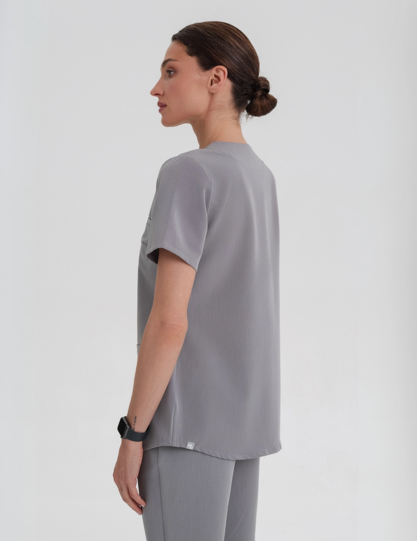 Medizinische Bluse Grace - SHARK GRAY