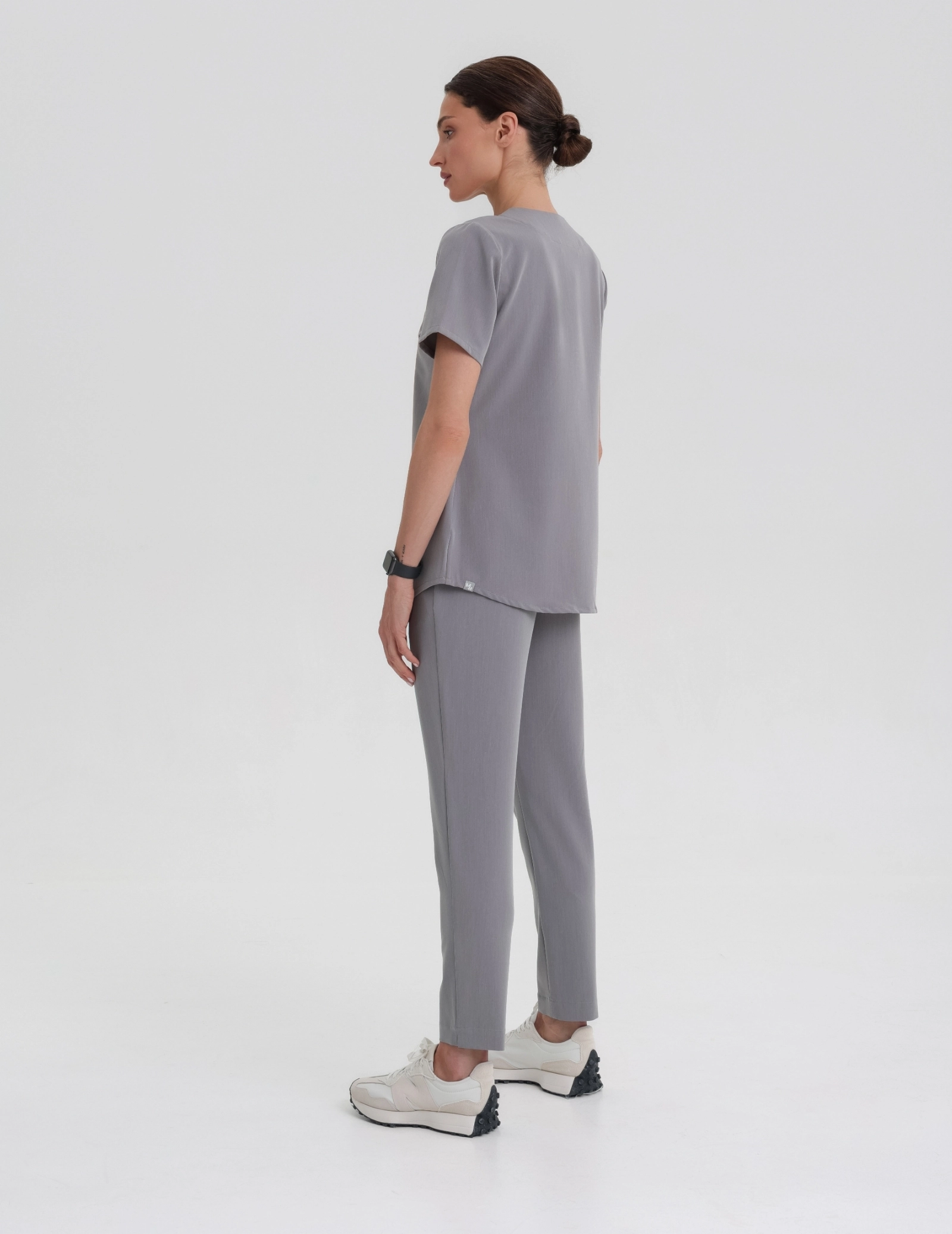 Medizinische Bluse Grace - SHARK GRAY
