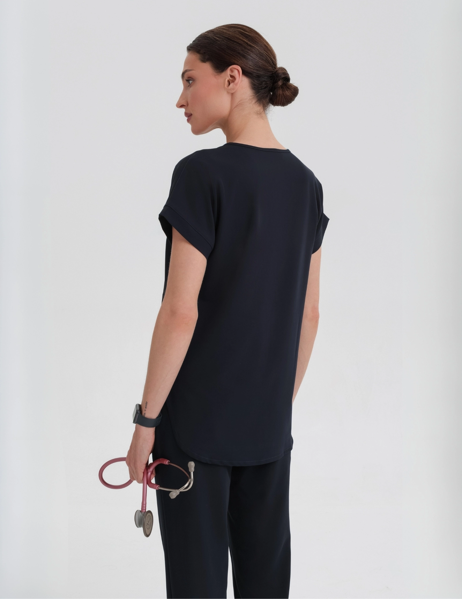 Kendall Medical Bluse - NACHTBLAU