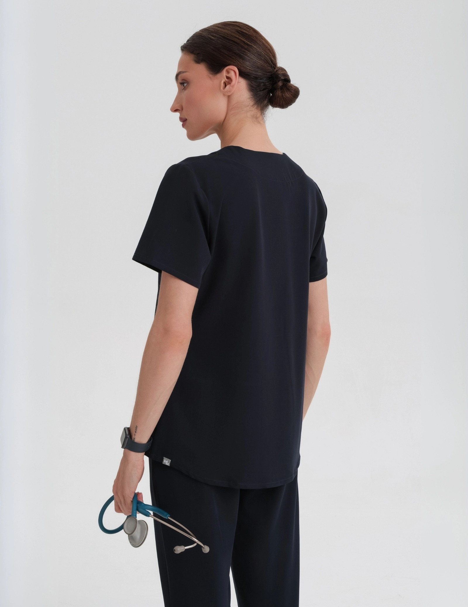 Medizinische Bluse Grace - MIDNIGHT BLUE
