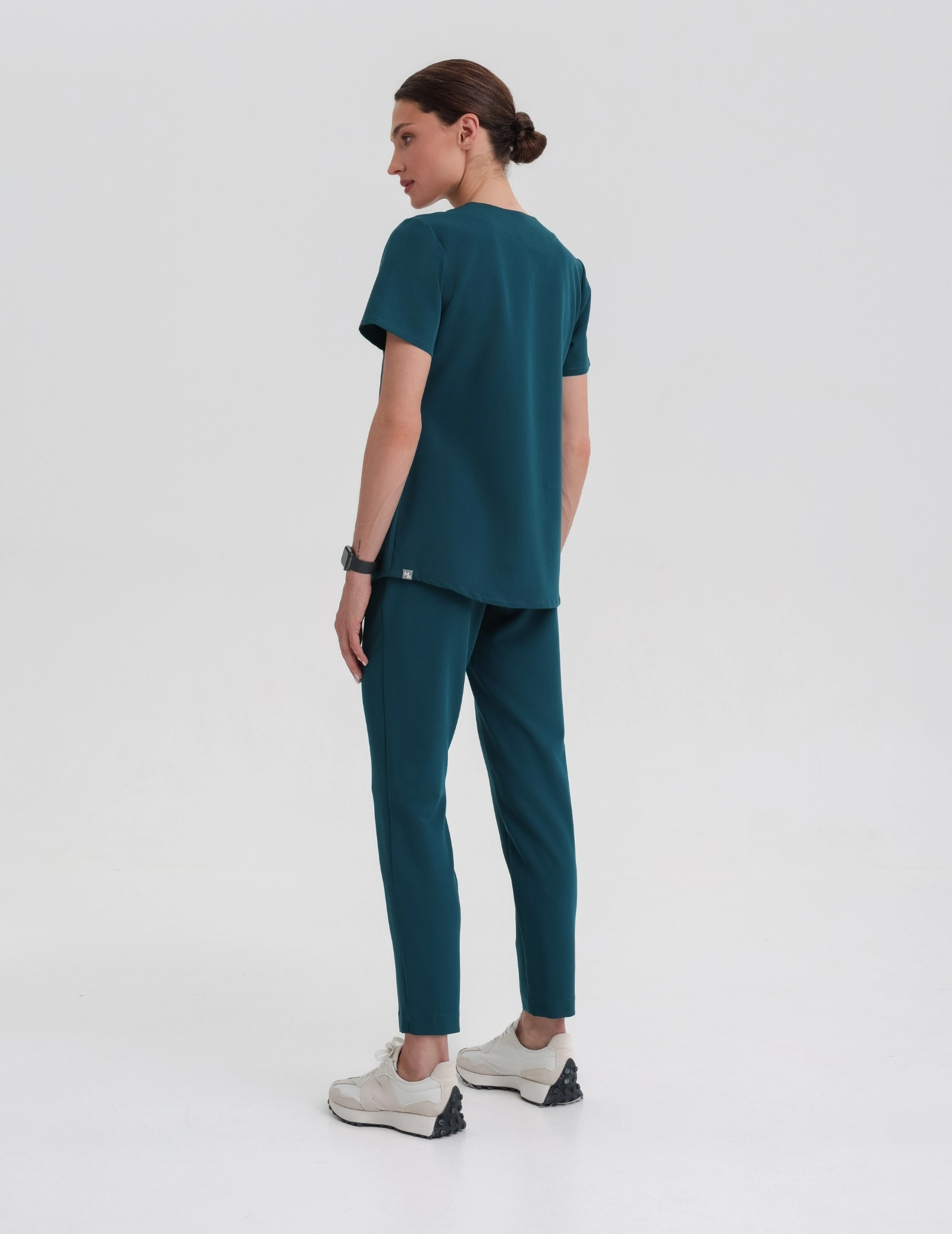 Medizinische Bluse Grace- DEEP GREEN