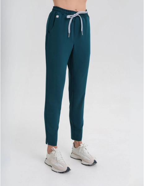 Damenhose Basic - DEEP GREEN