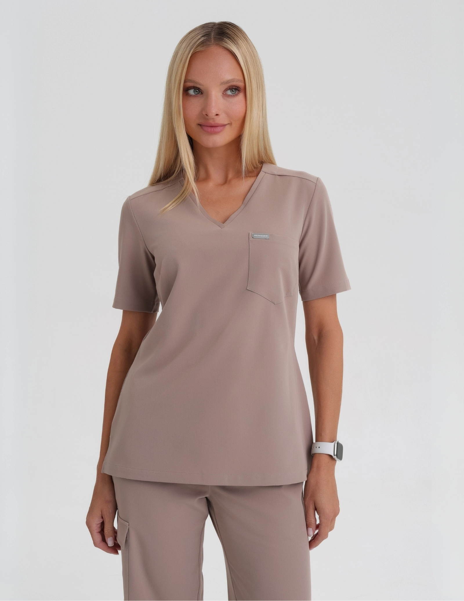 Medizinischer Kasack Raya One Pocket - BEIGE Medizinischer Kasack Raya One Pocket - BEIGE