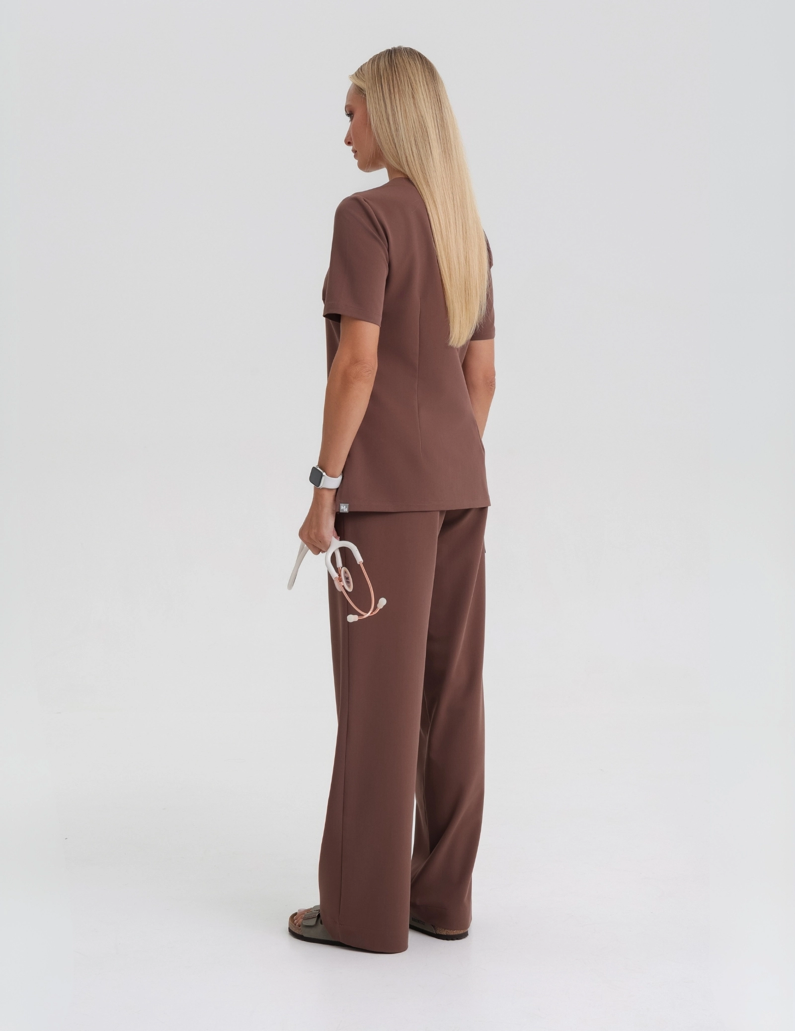 Medizinischer Kasack Casy - MILKY BROWN