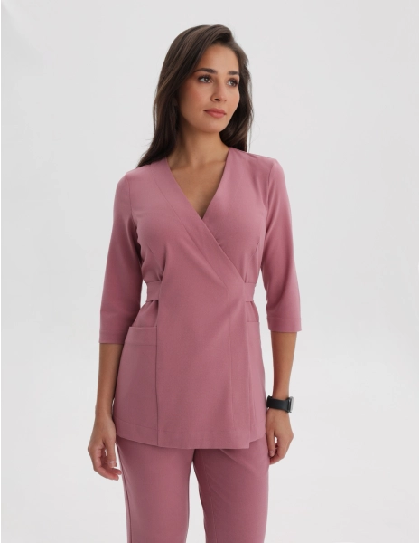 Medizinische Wickelbluse Rosalie - WOODROSE