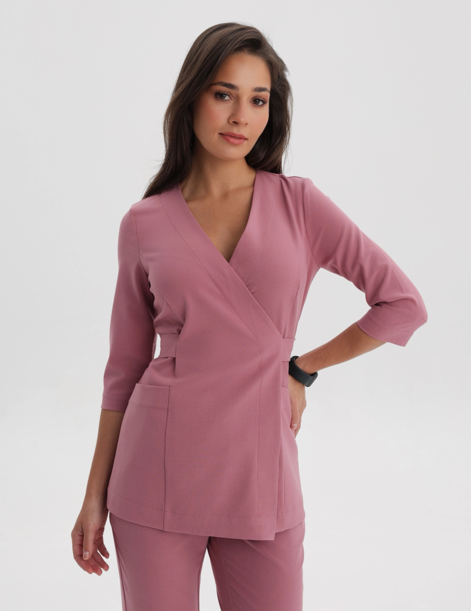 Medizinische Wickelbluse Rosalie - WOODROSE